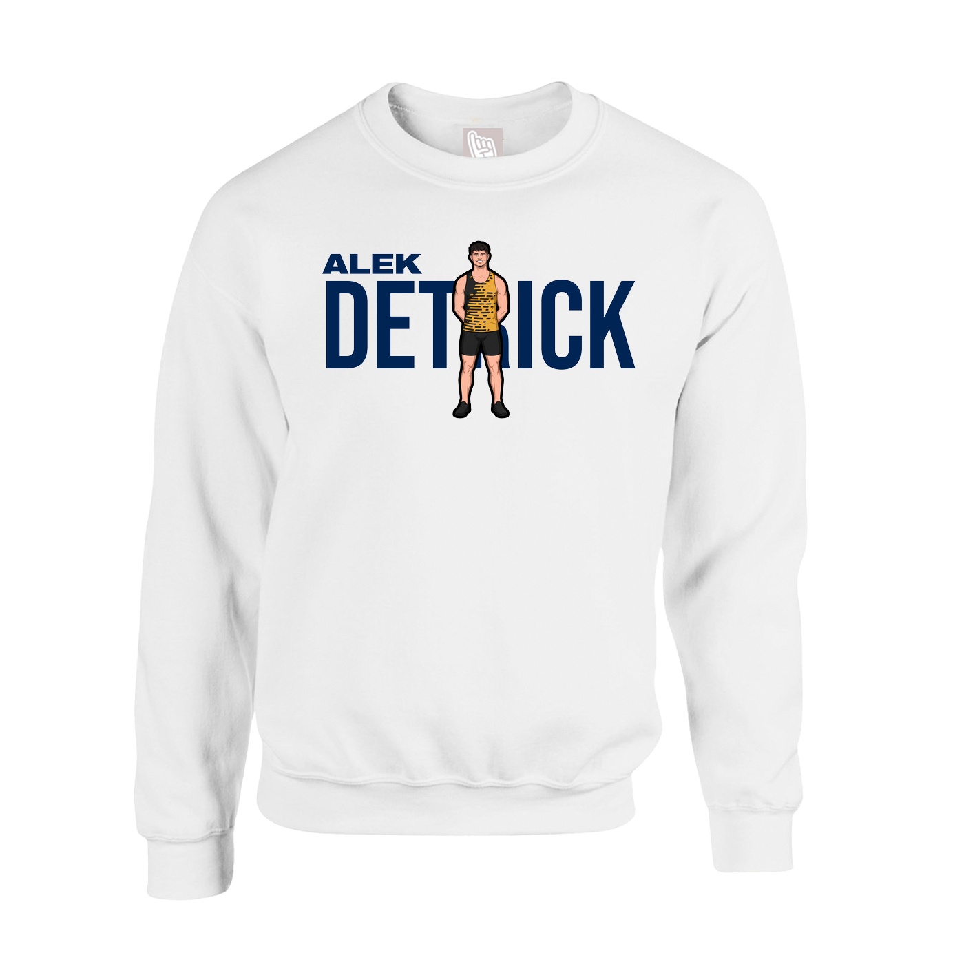 Fleece Crew — Player Name in White