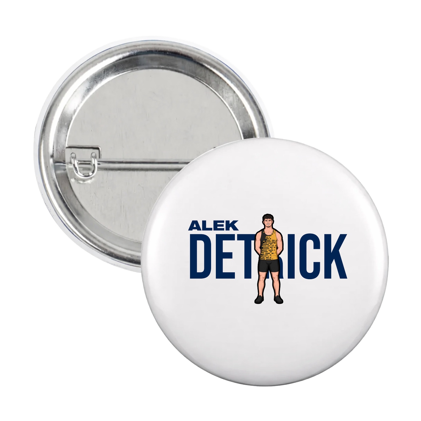 Game Day Button — Player Name in White
