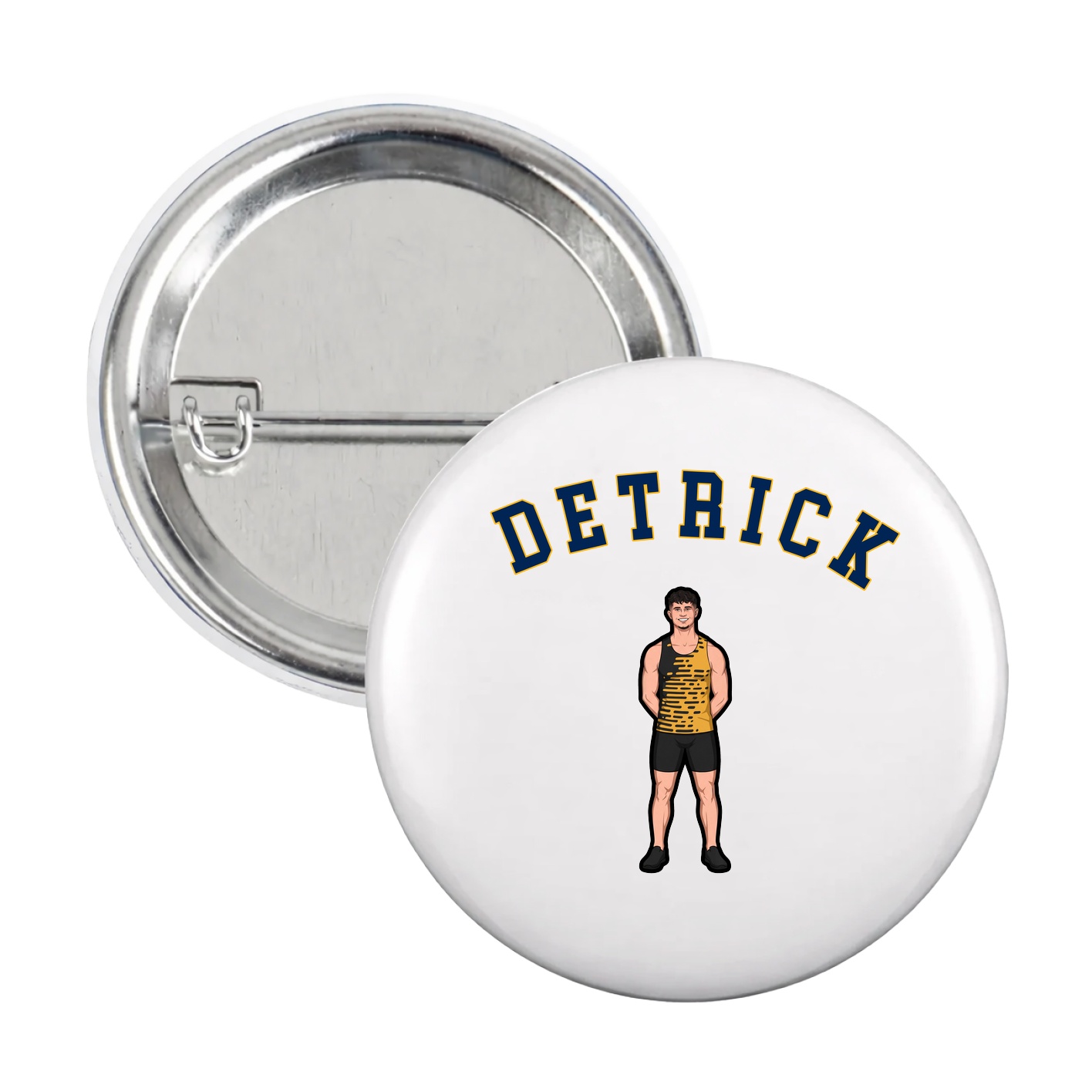 Game Day Button — Shirsey Arch in White