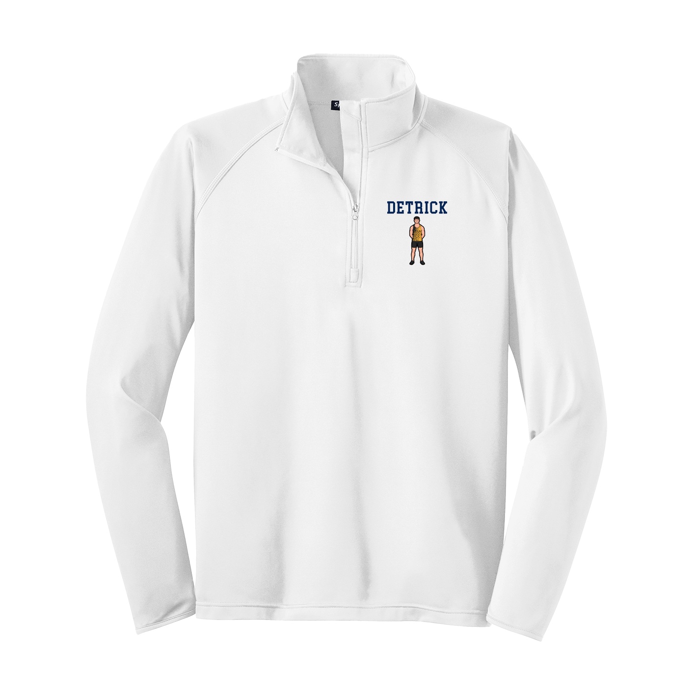 Q-Zip Pullover — Shirsey in White