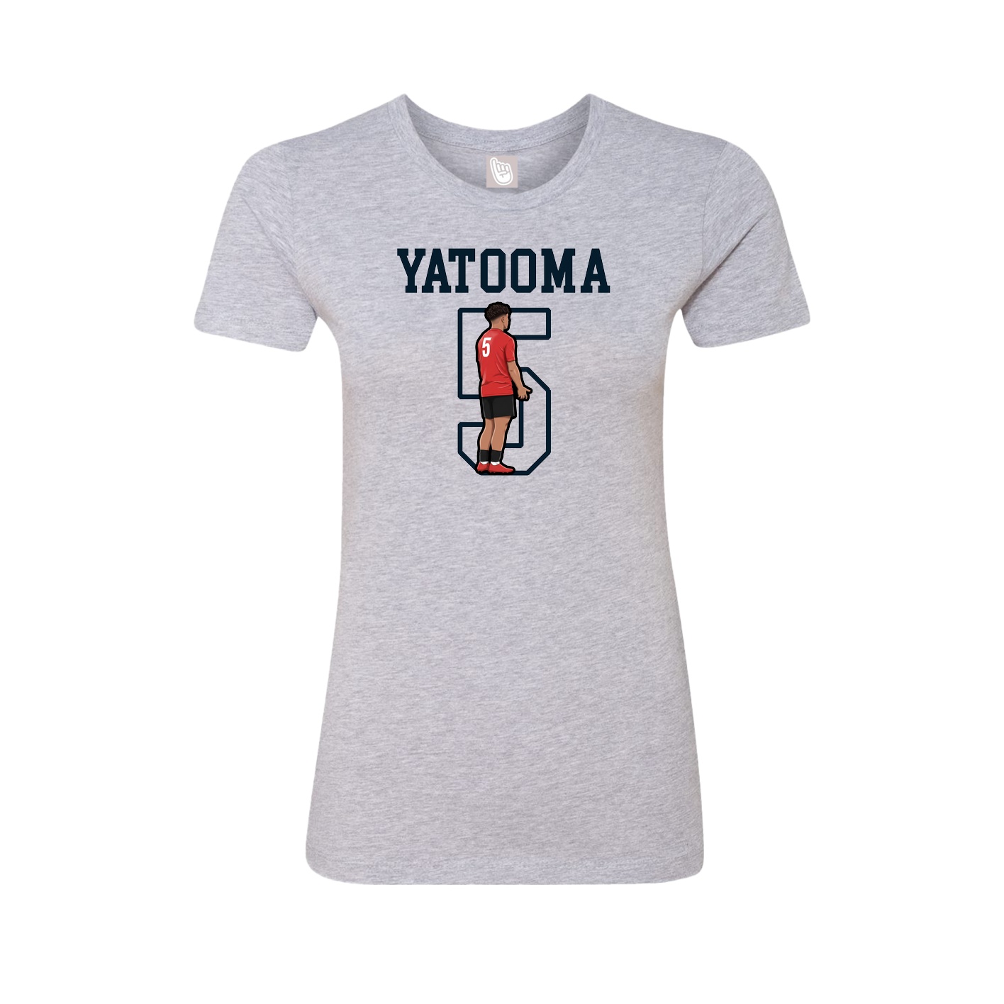 Fitted Women's Tee — Shirsey in Grey