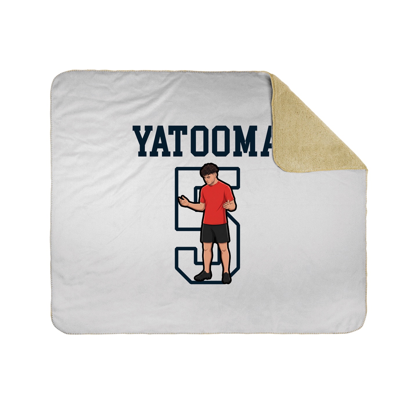 Throw Blanket — Shirsey in White