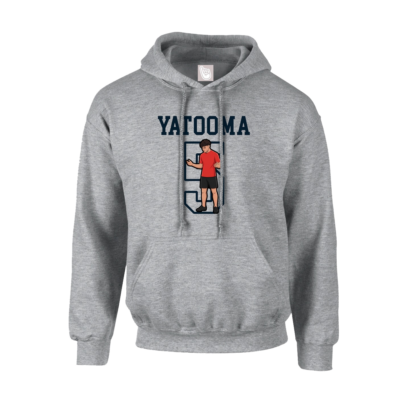Hoodie — Shirsey in Grey