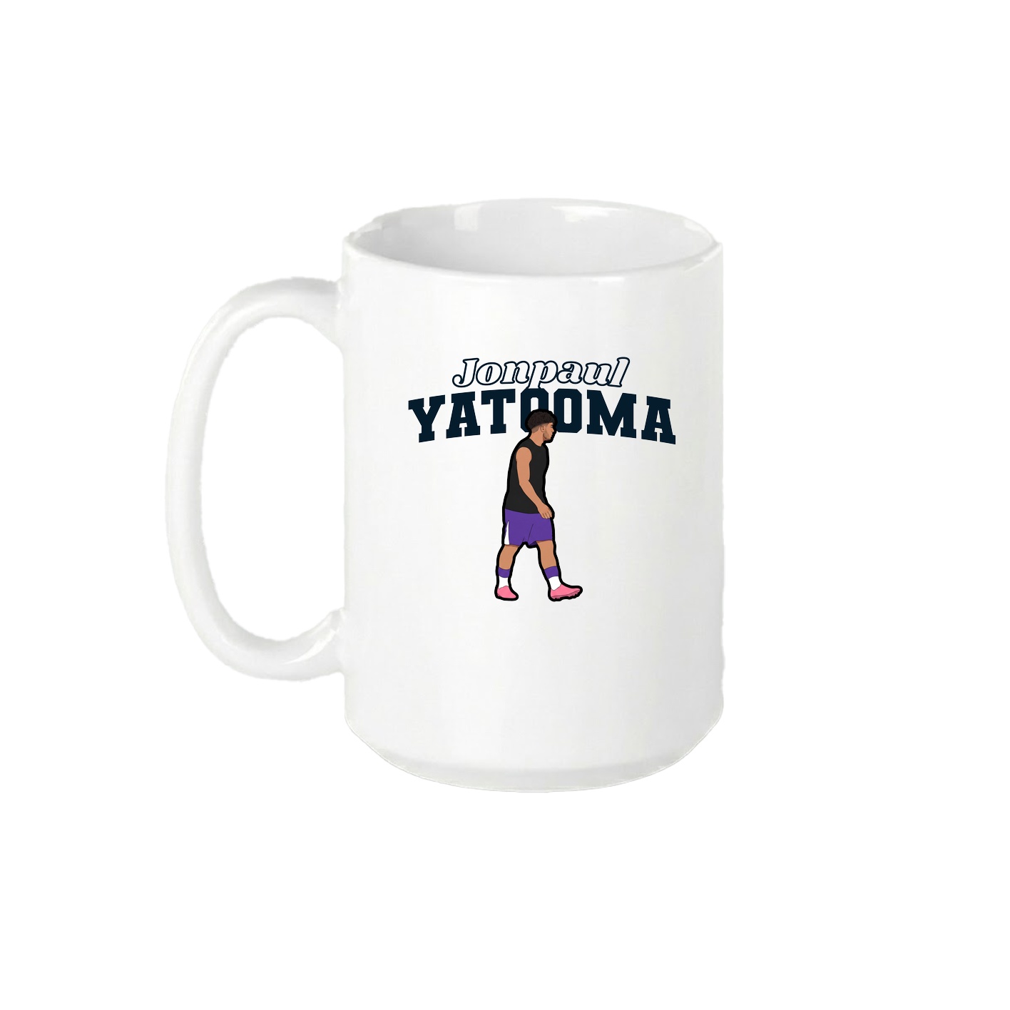 15oz Coffee Mug — Name Arch in White