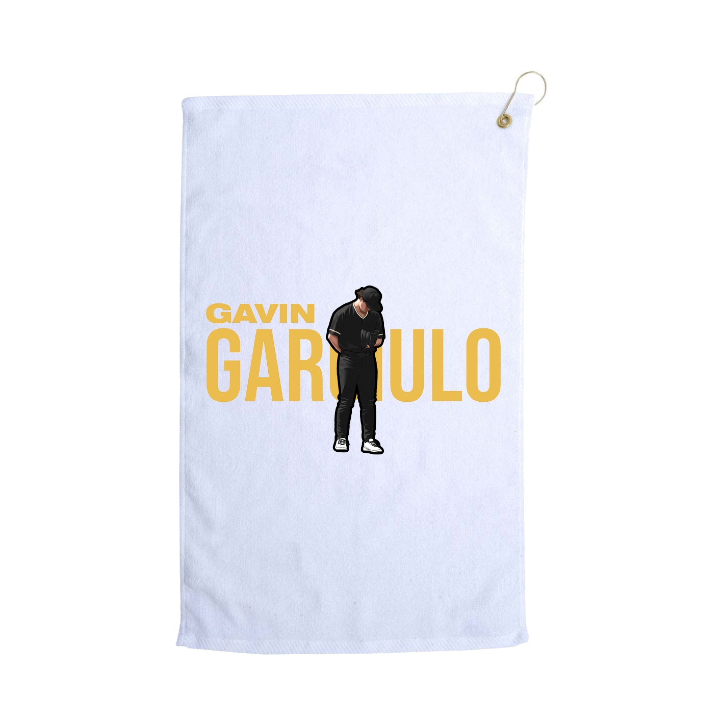 Golf Towel — Player Name in White