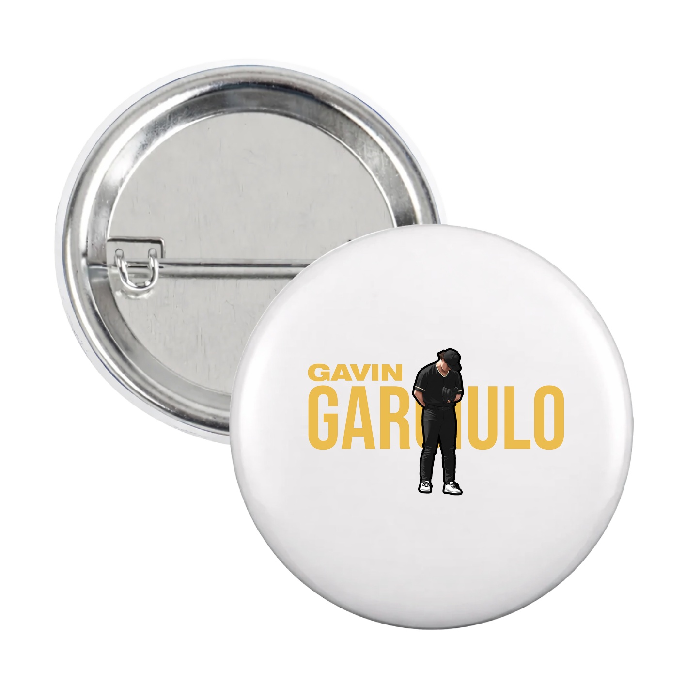 Game Day Button — Player Name in White