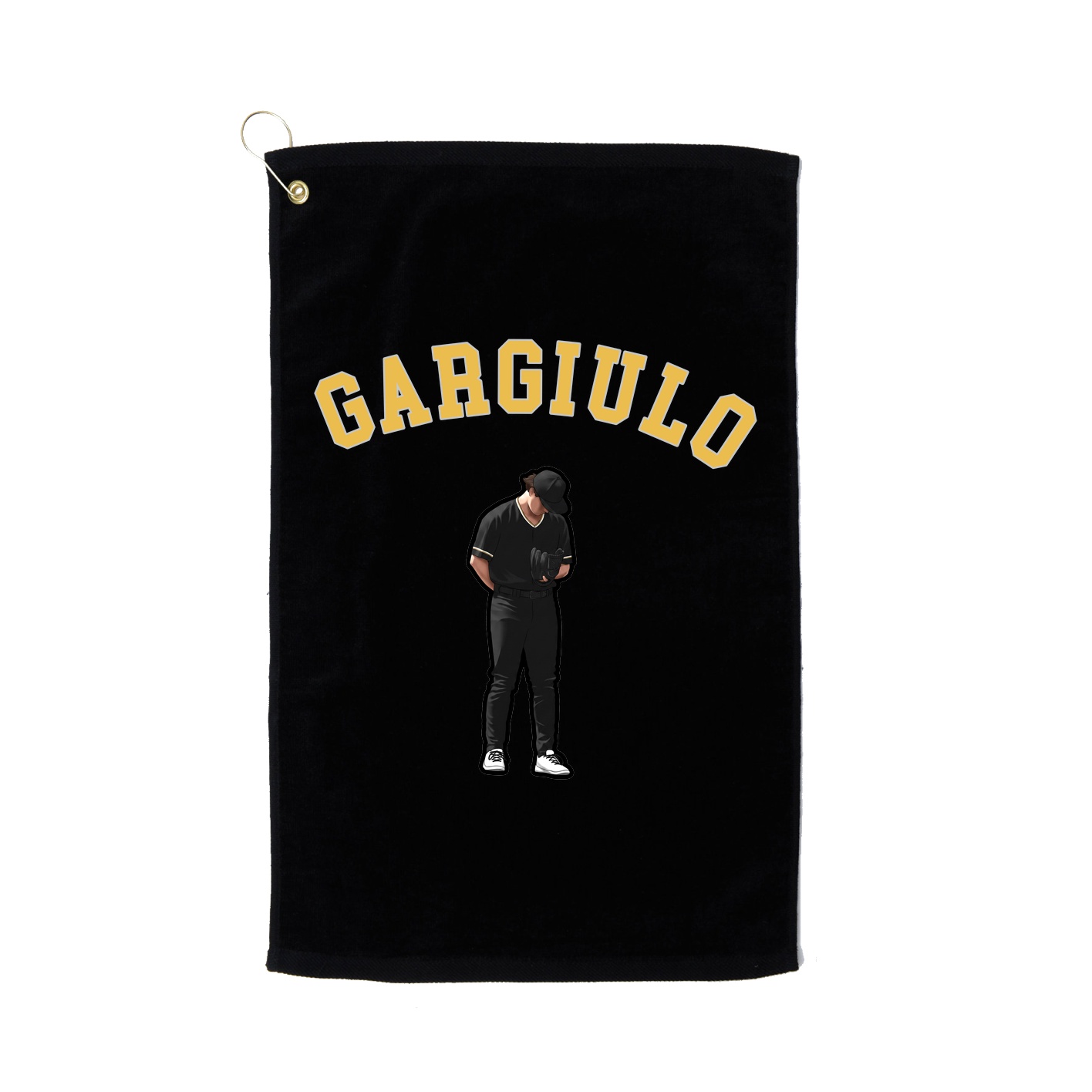 Golf Towel — Shirsey Arch in Black