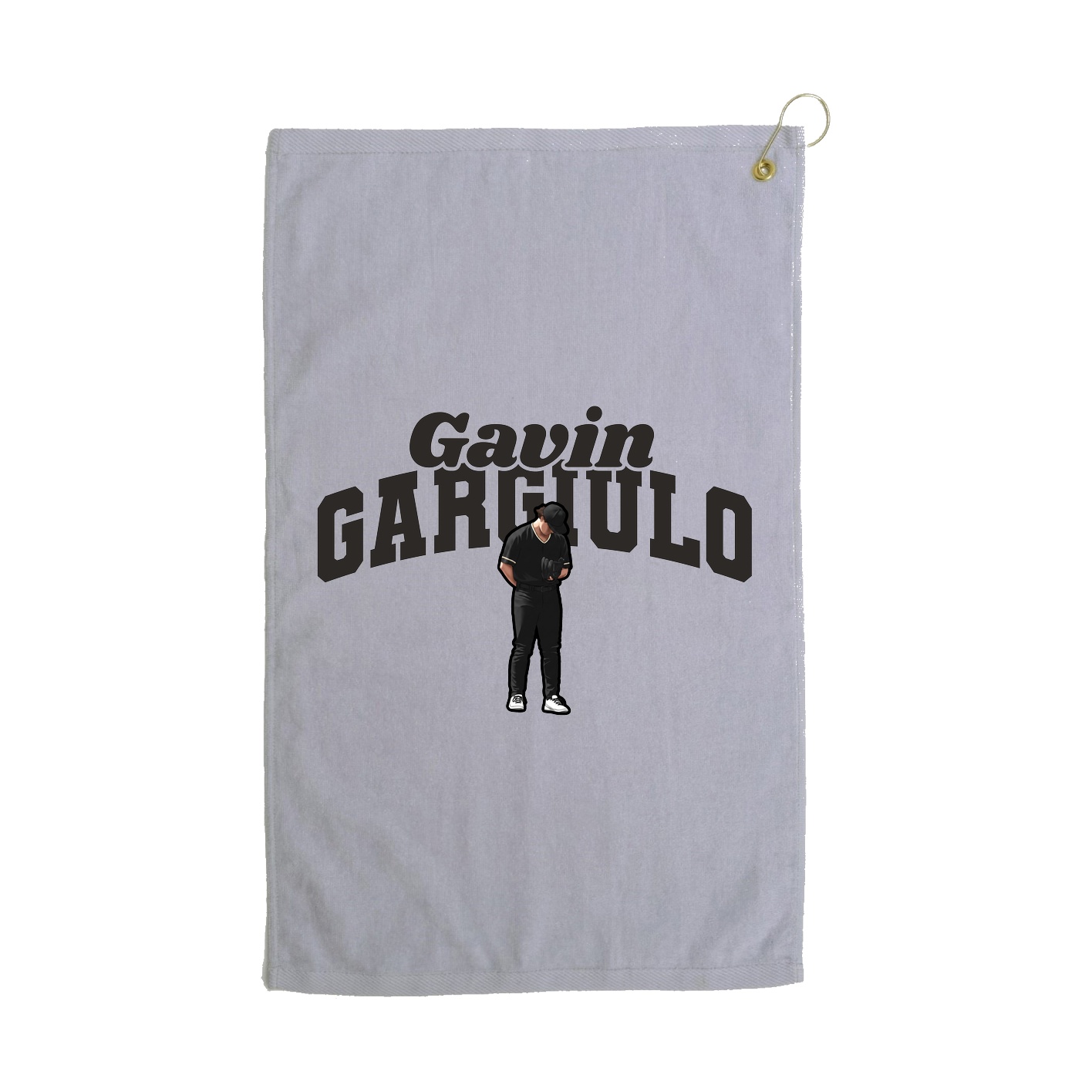 Golf Towel — Signature Arch in Grey