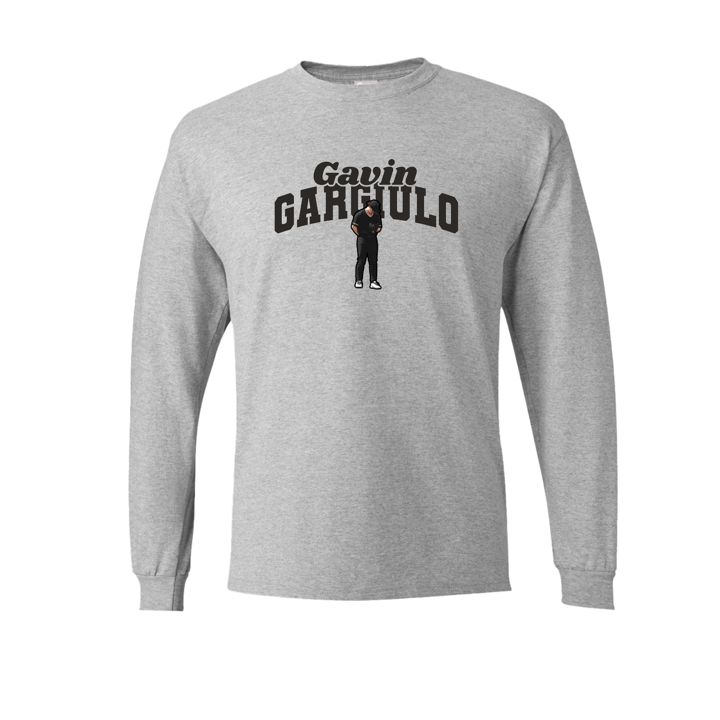 Long Sleeve Tee — Signature Arch in Grey
