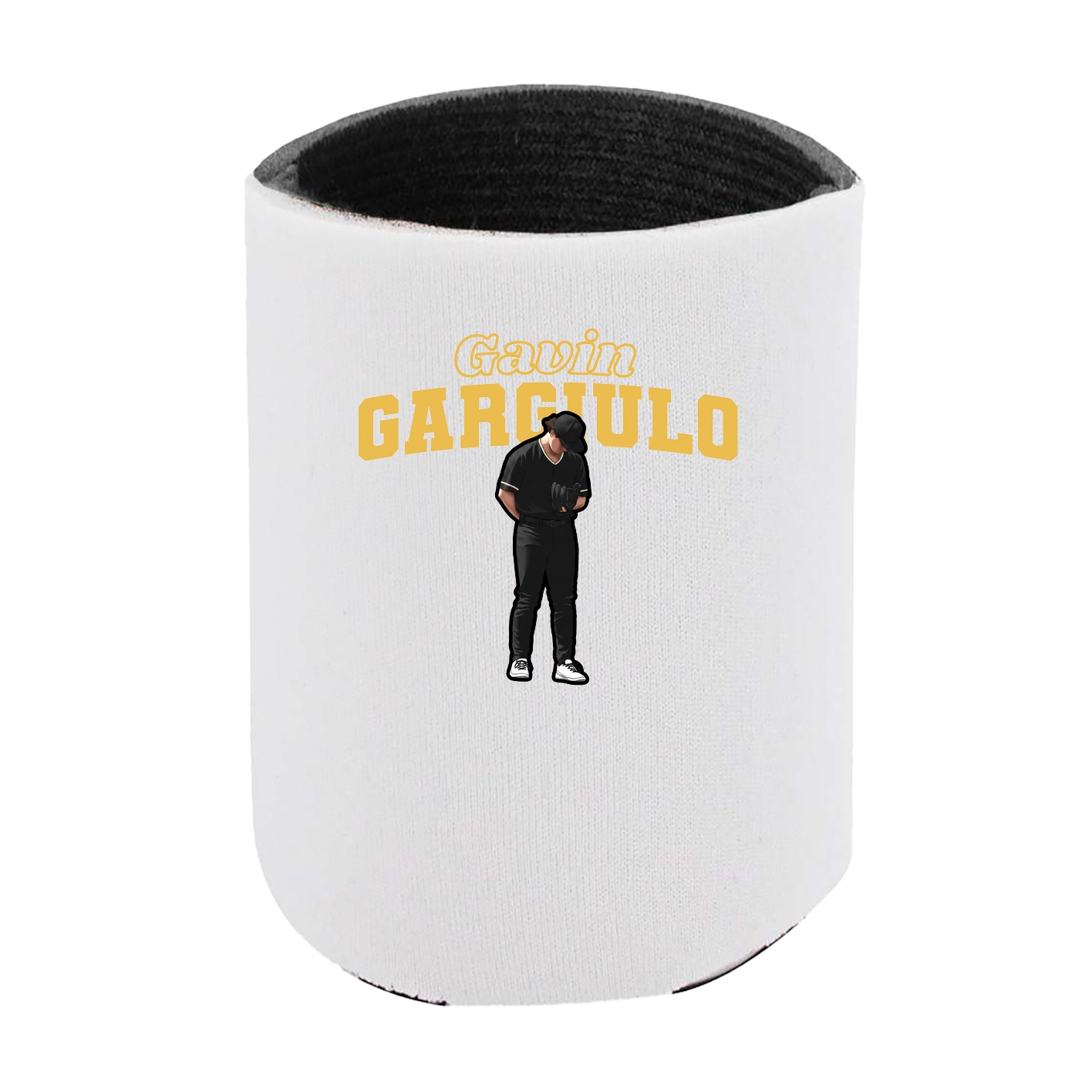 Can Holder — Name Arch in White
