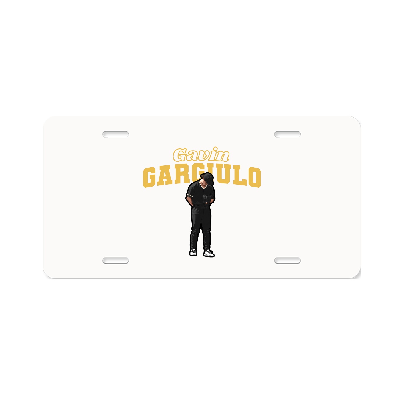 License Plate — Name Arch in Classic