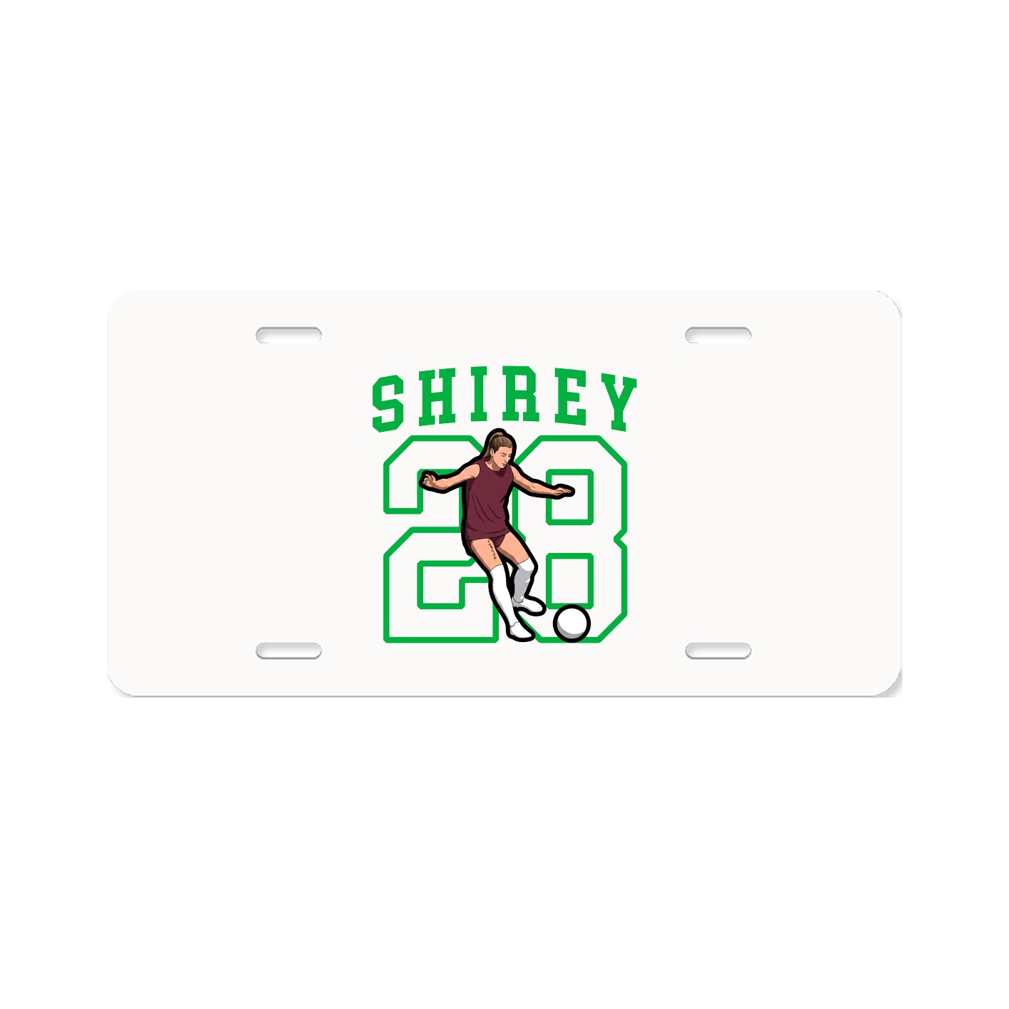 License Plate — Shirsey in Classic