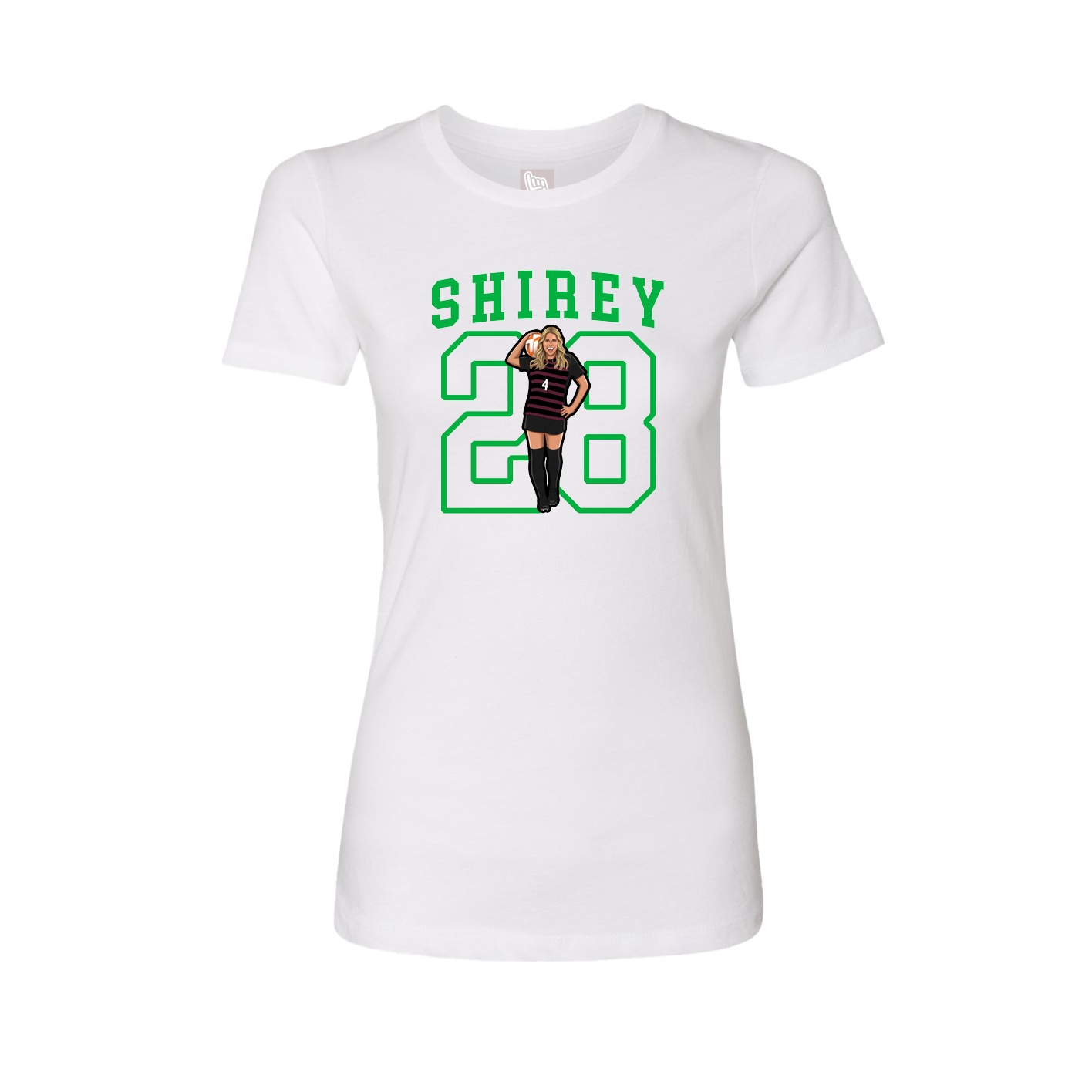 Fitted Women's Tee — Shirsey in White