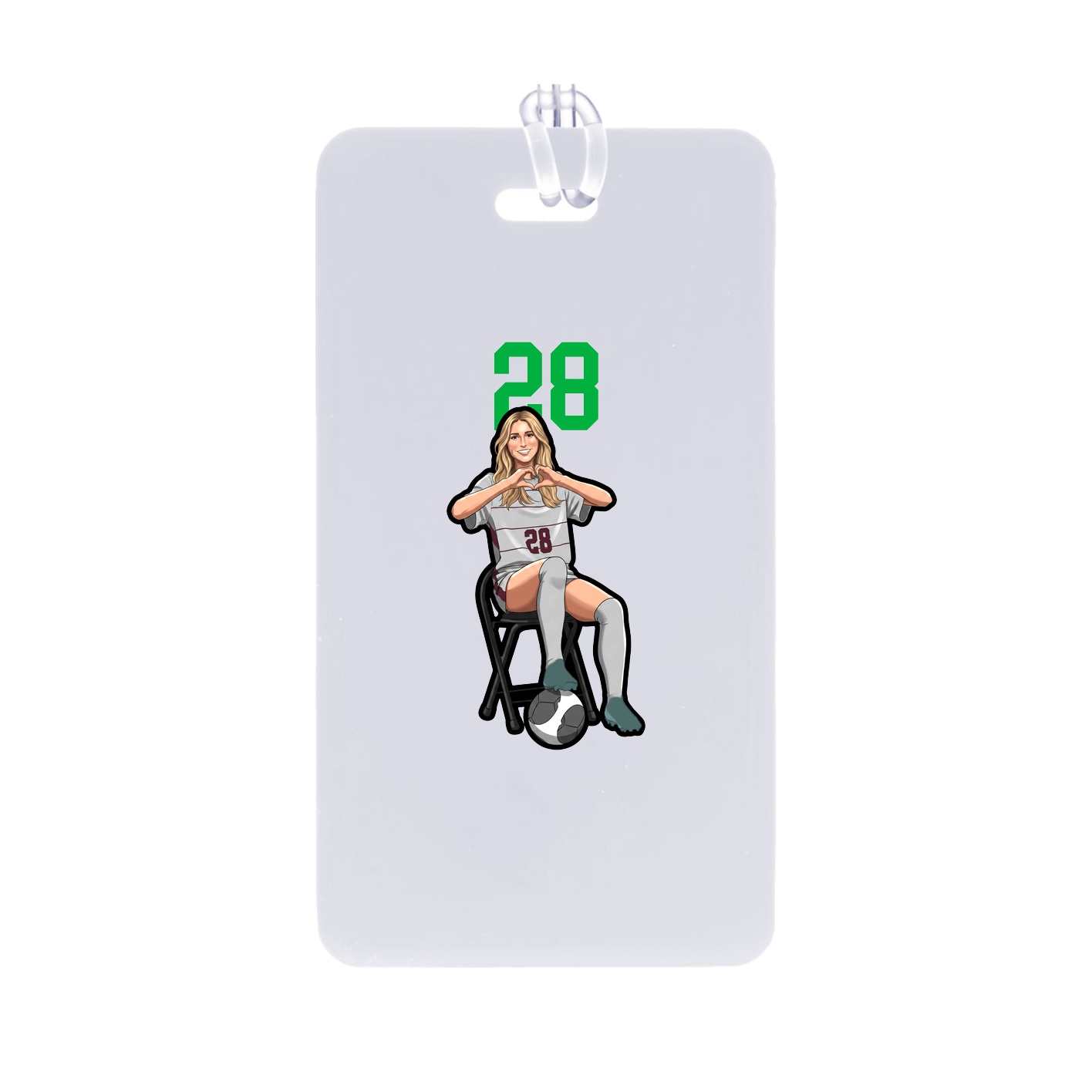 Bag Tag — Number Top in Classic