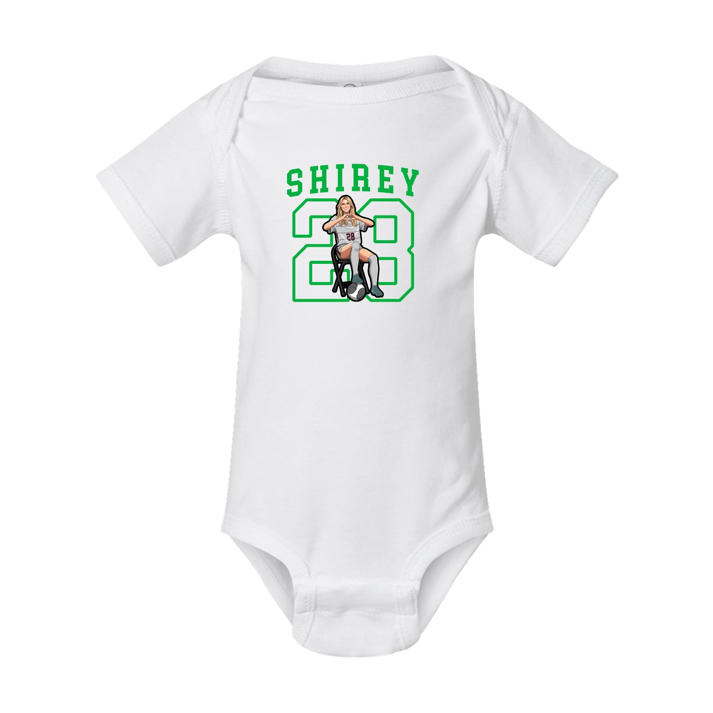 Baby Onesie — Shirsey in White