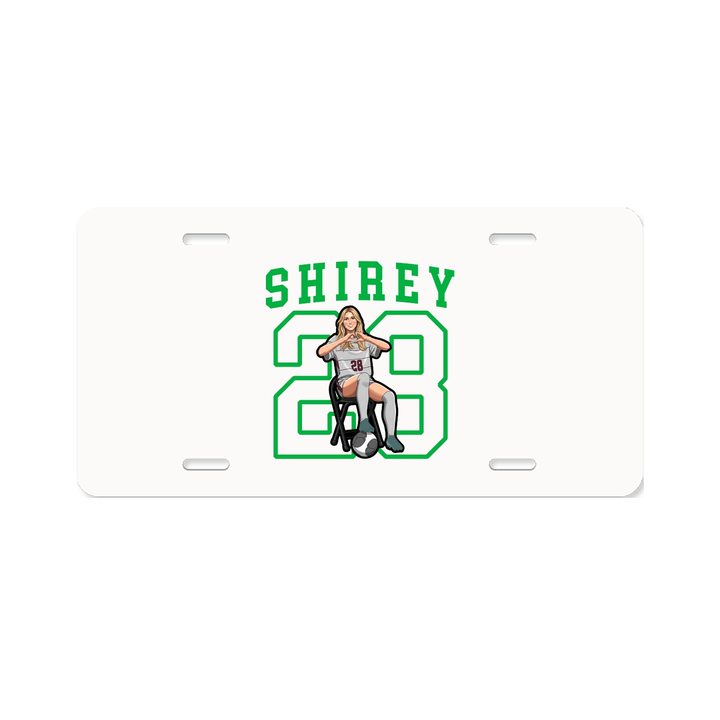 License Plate — Shirsey in Classic