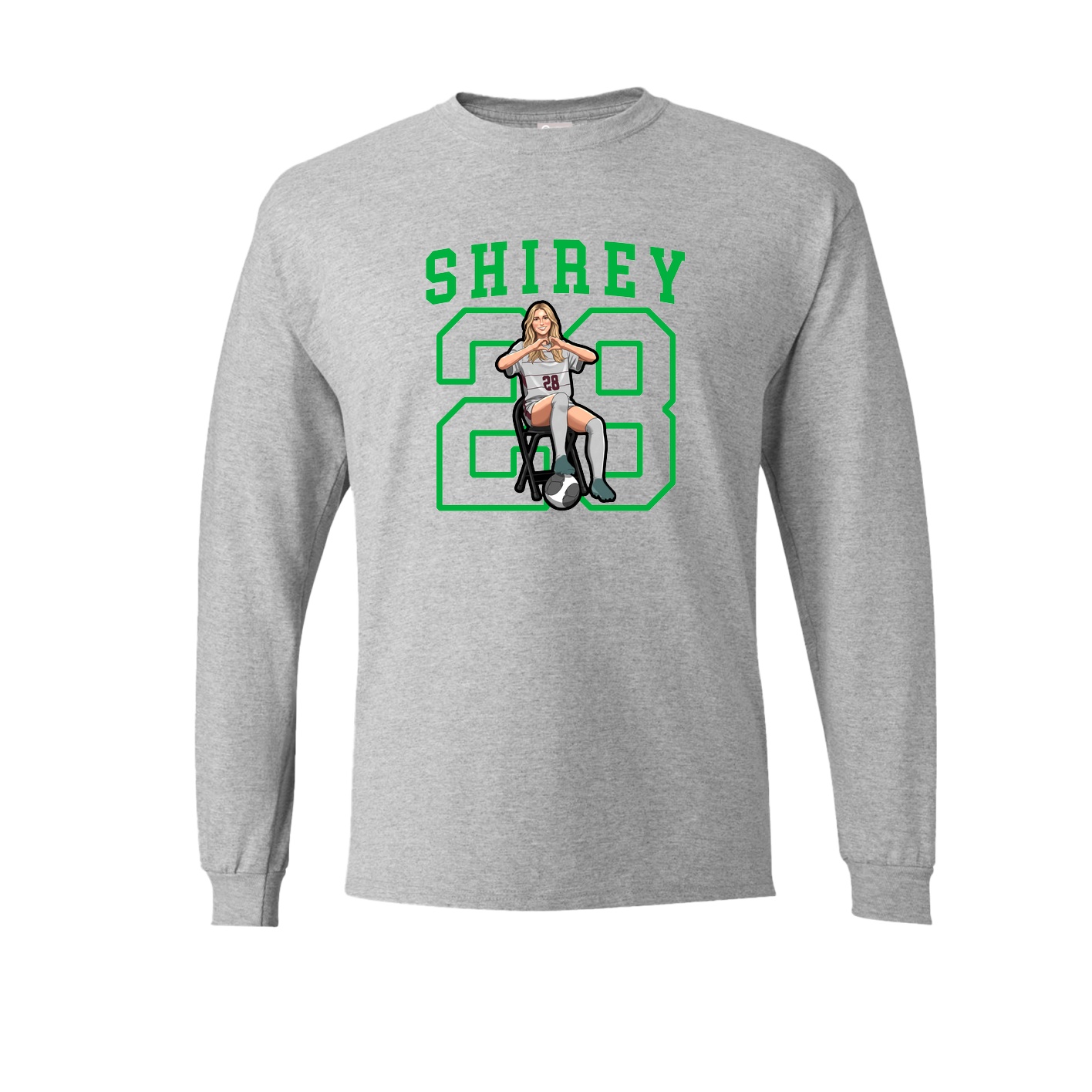 Long Sleeve Tee — Shirsey in Grey
