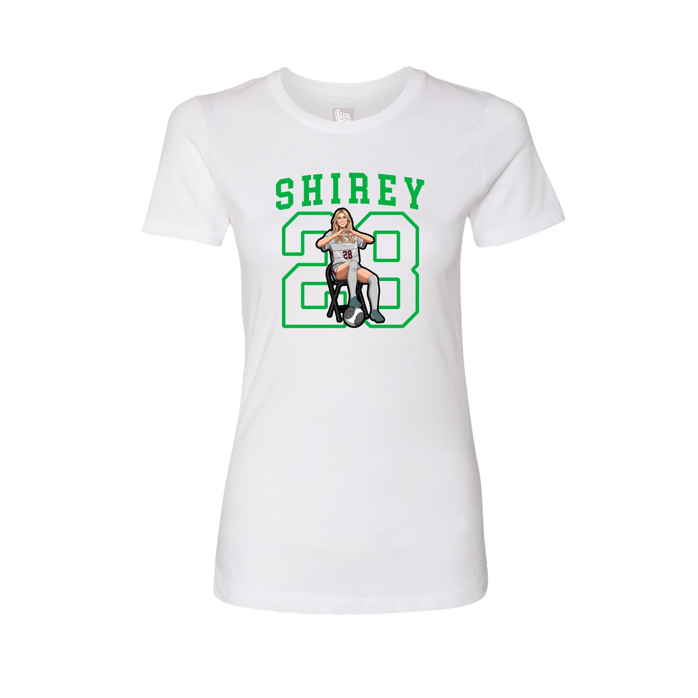 Fitted Women's Tee — Shirsey in White