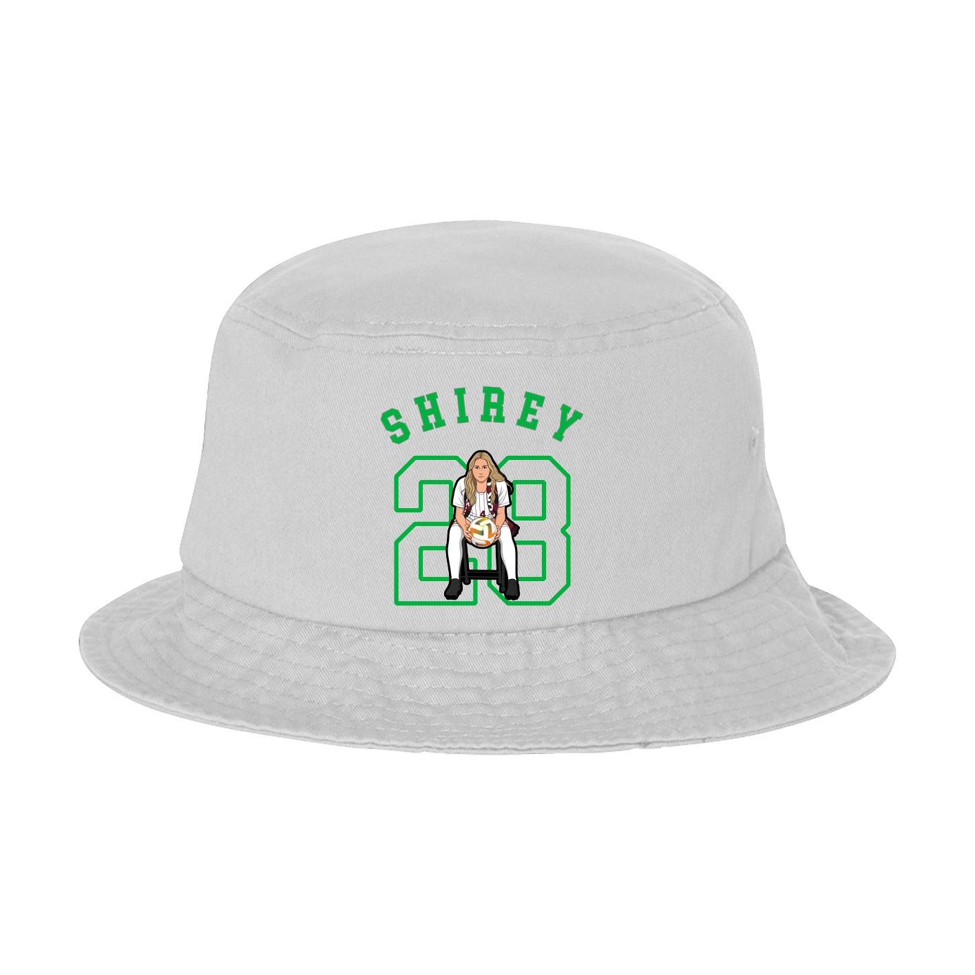 Bucket Cap — Shirsey Arch in White