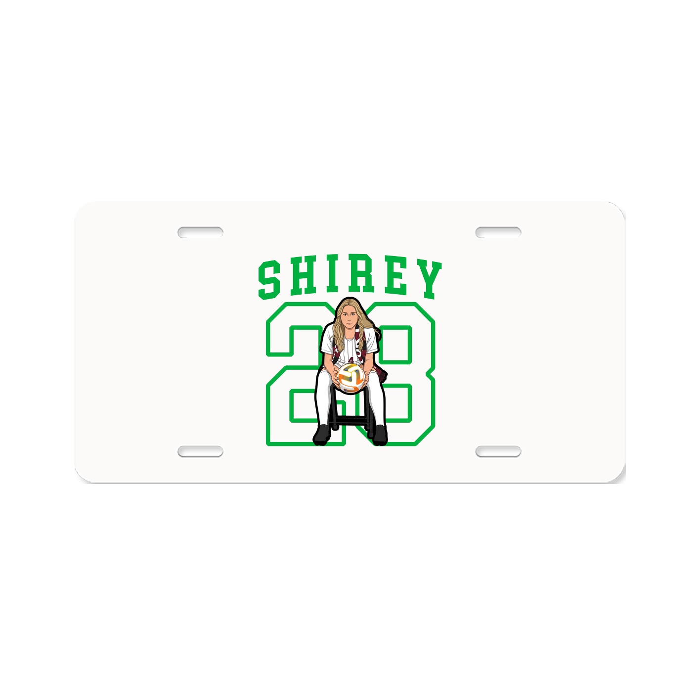 License Plate — Shirsey in Classic