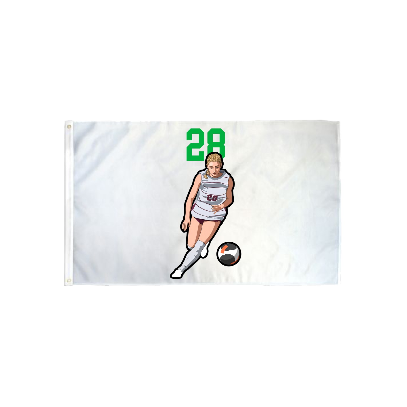 3x5 Flag — Number Top in Classic