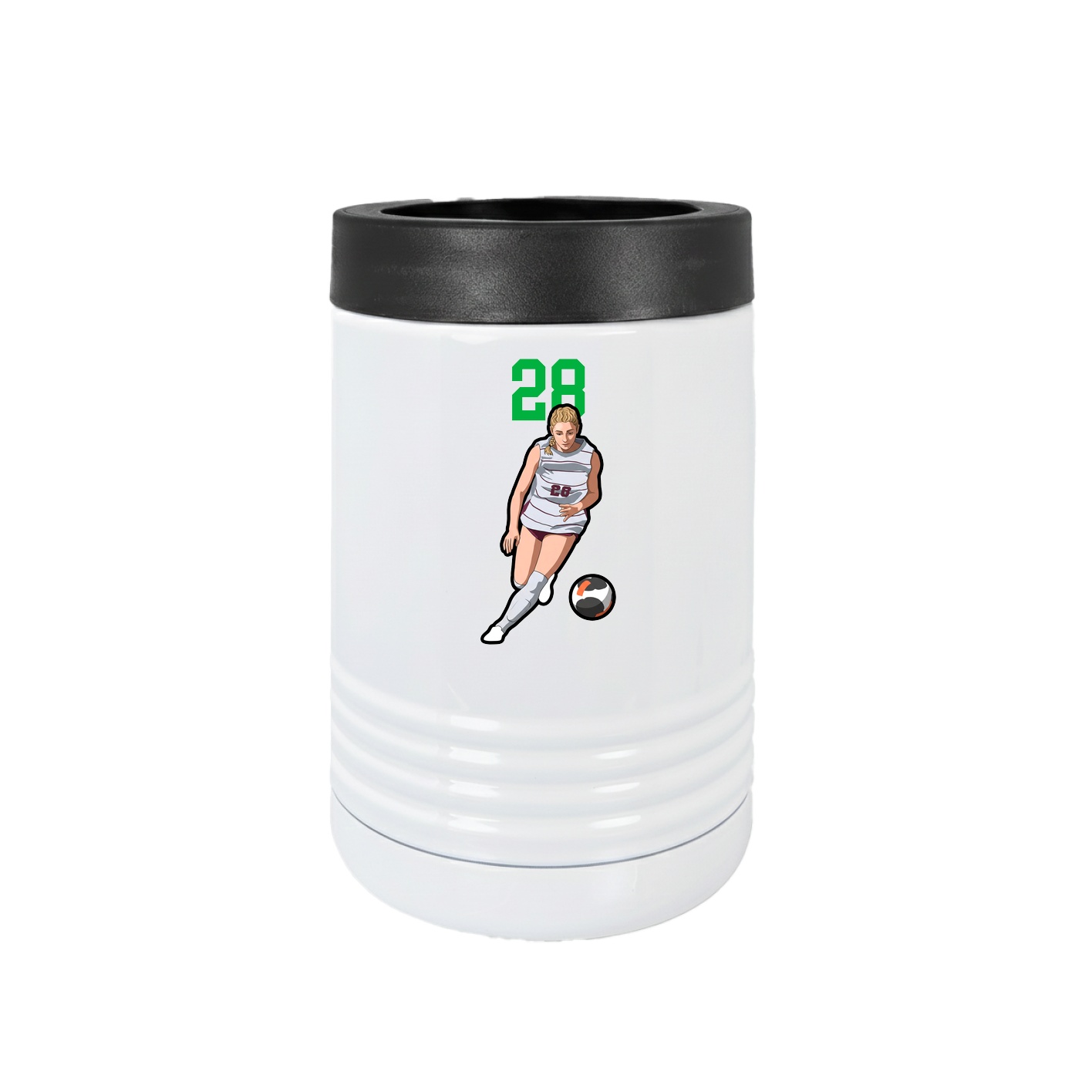Beverage Holder — Number Top in White