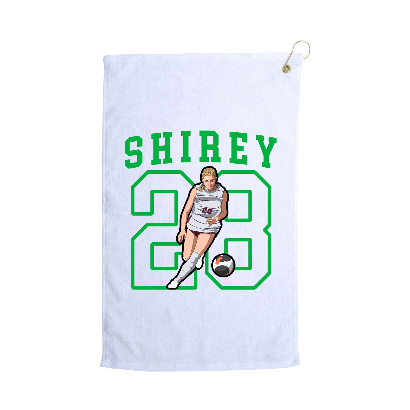 Golf Towel — Shirsey in White