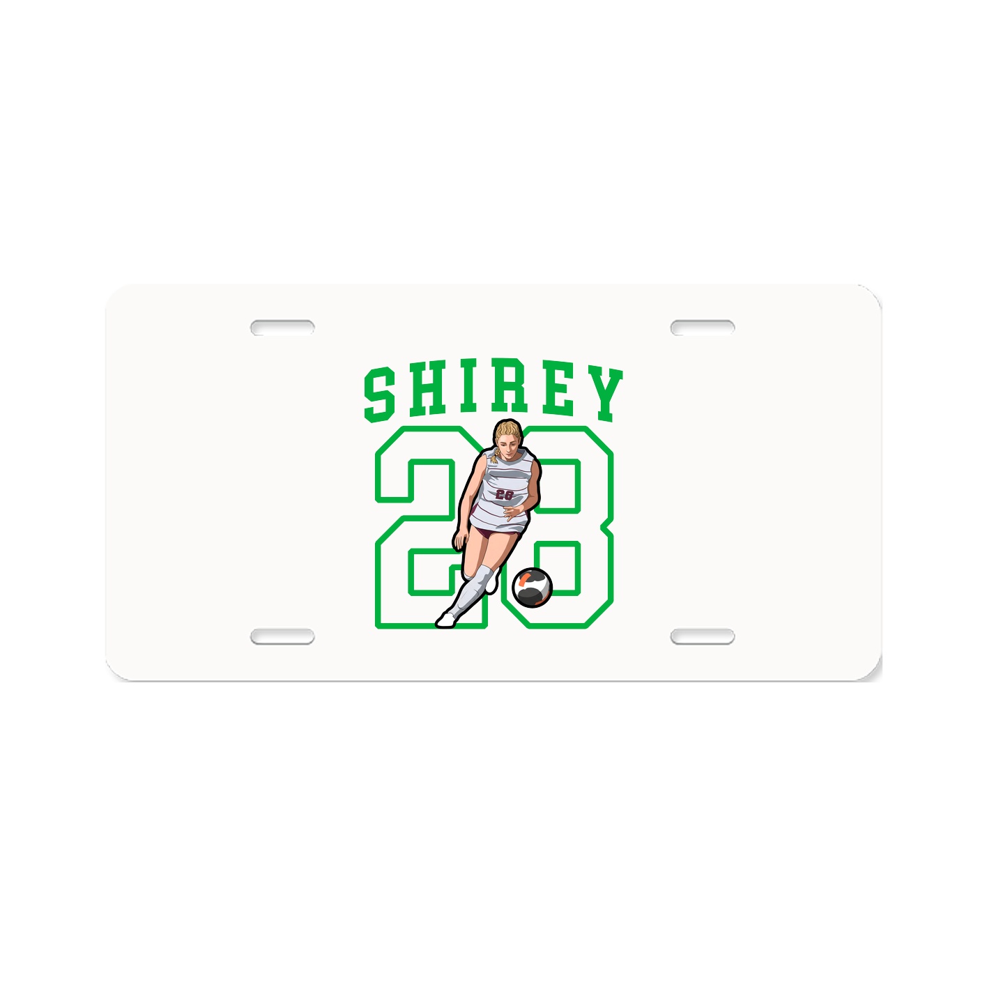 License Plate — Shirsey in Classic