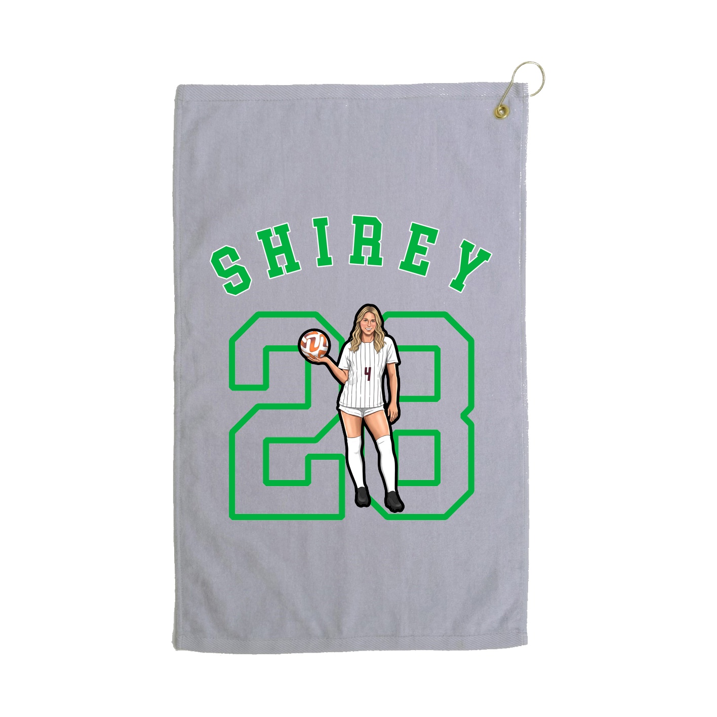 Golf Towel — Shirsey Arch in Grey