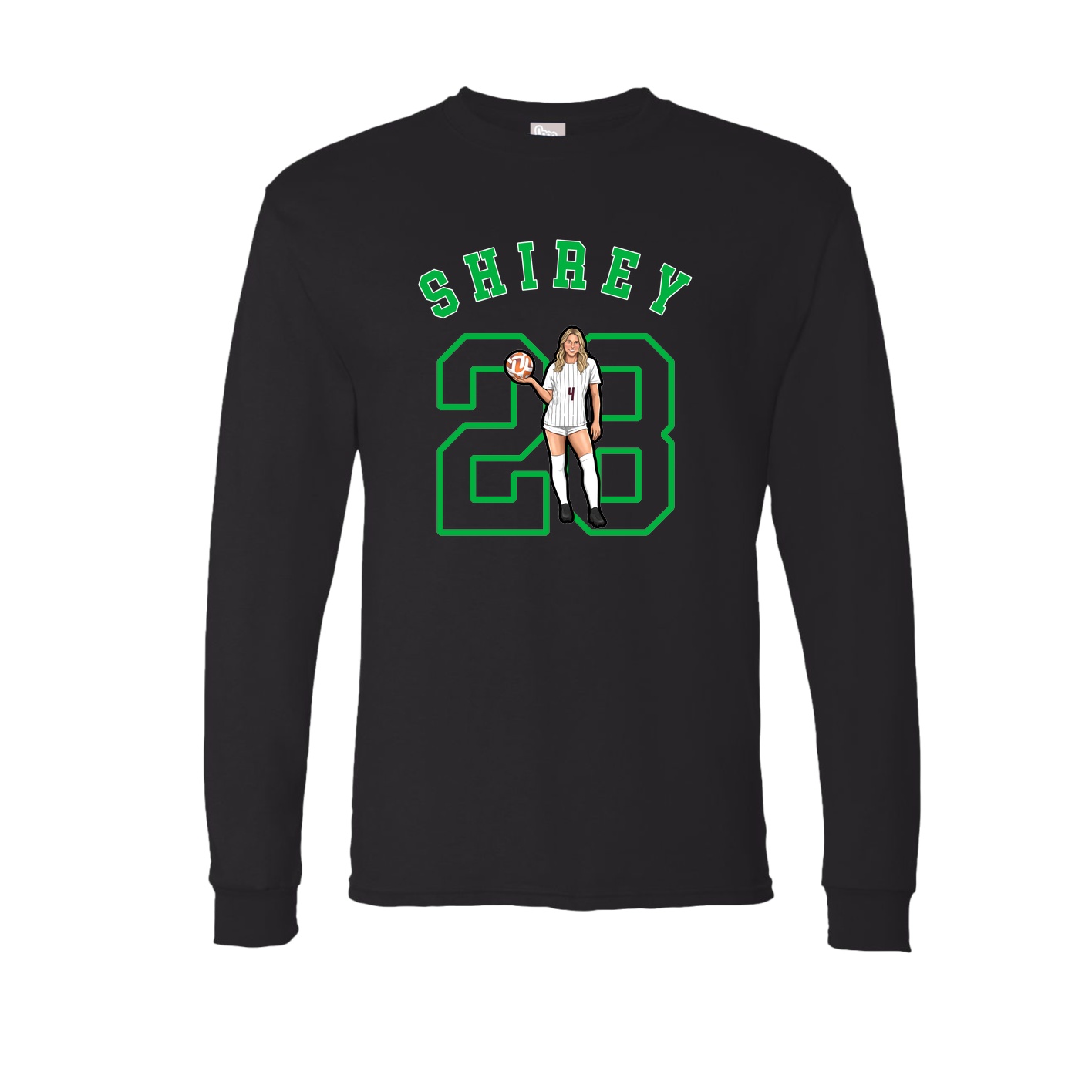 Long Sleeve Tee — Shirsey Arch in Black
