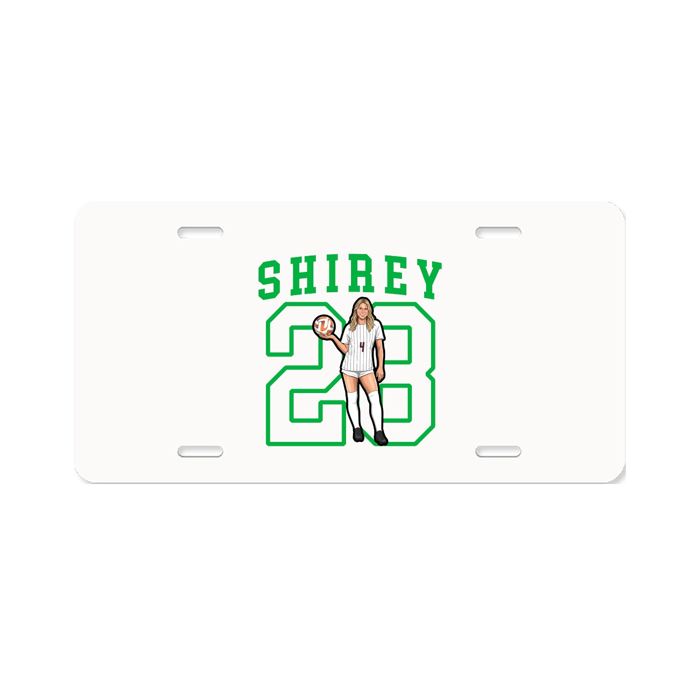 License Plate — Shirsey in Classic