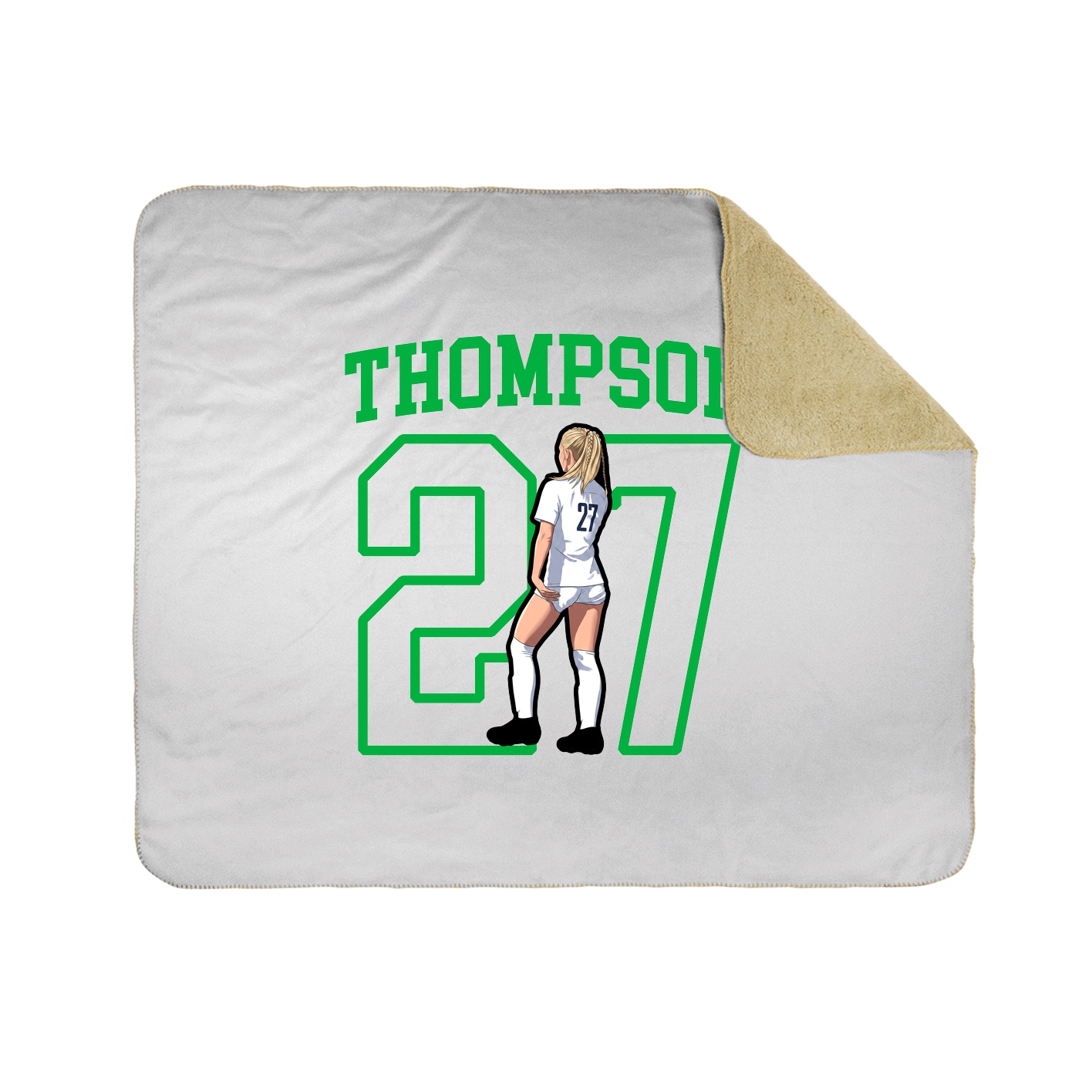 Throw Blanket — Shirsey in White