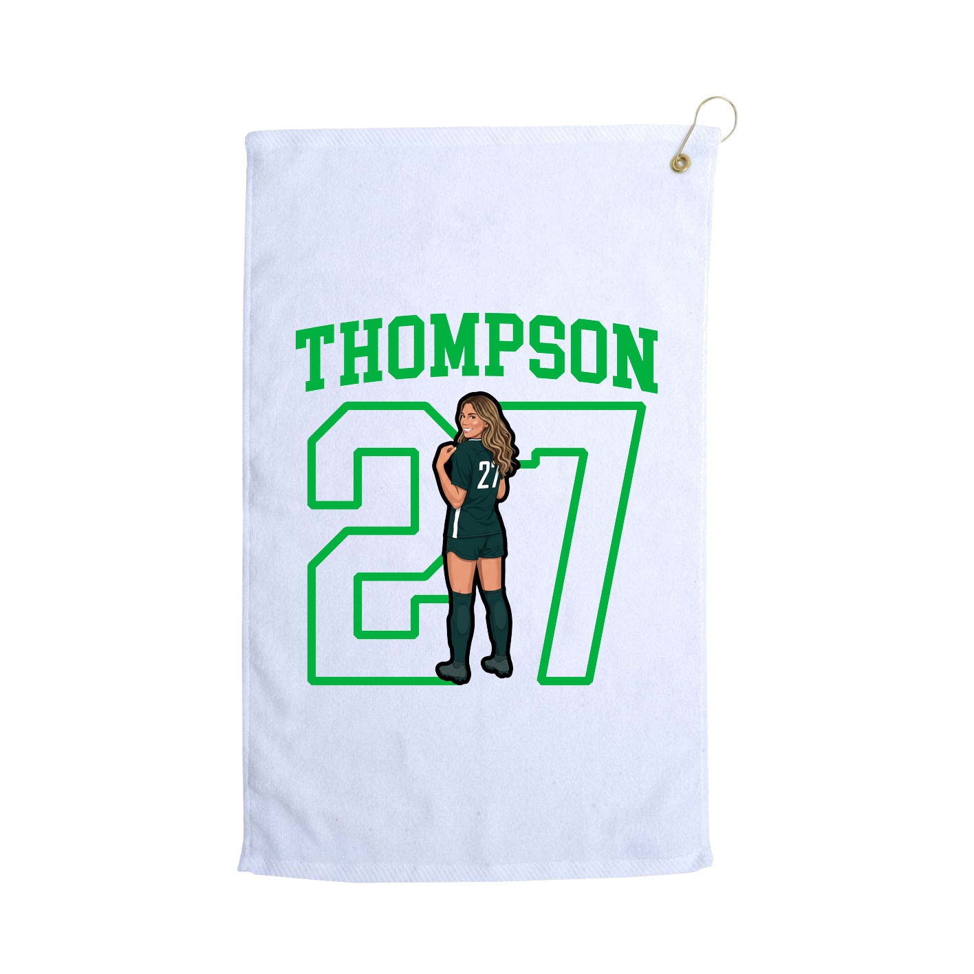 Golf Towel — Shirsey in White