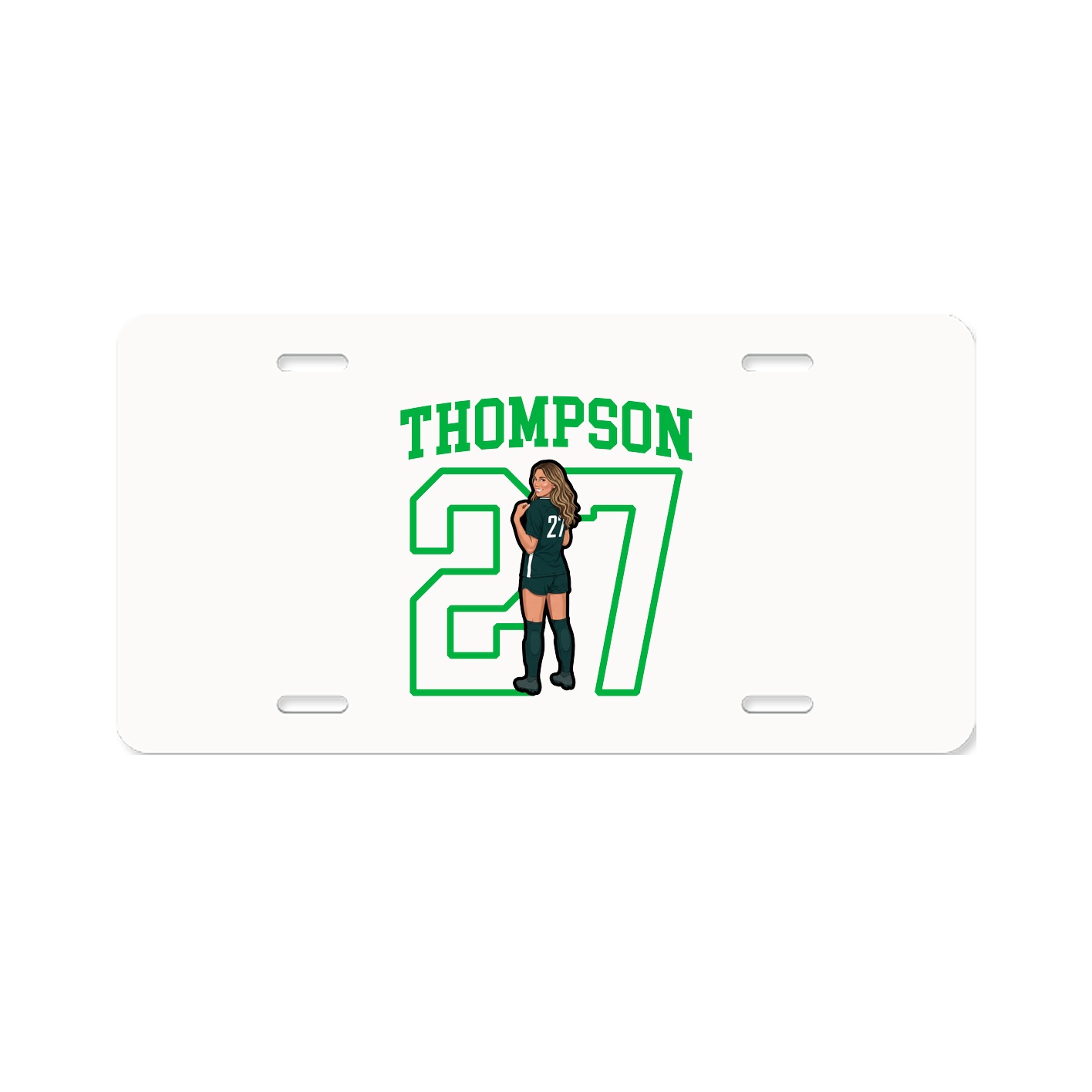 License Plate — Shirsey in Classic