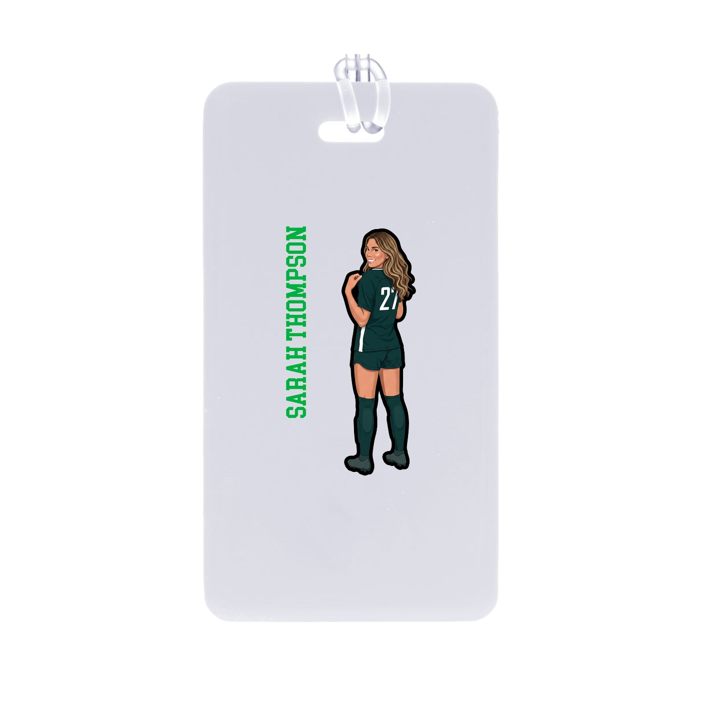 Bag Tag — Name Vertical in Classic
