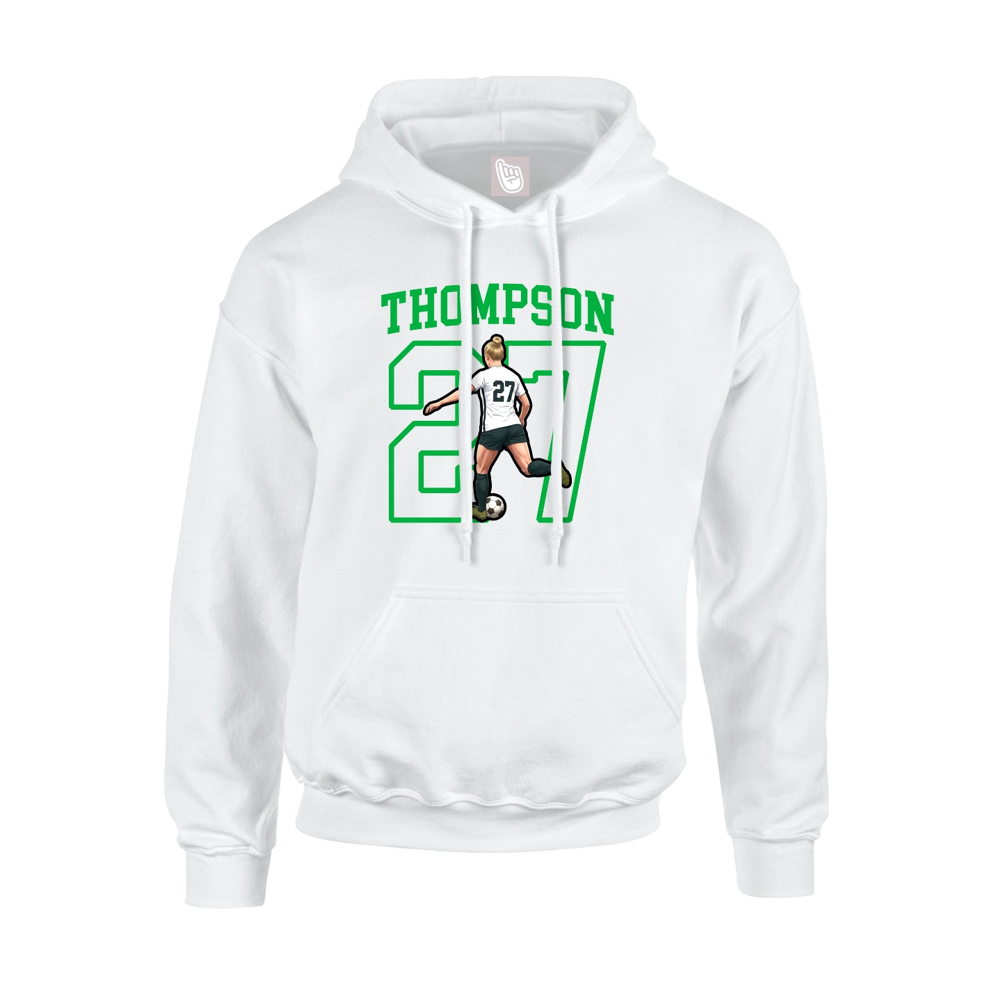 Hoodie — Shirsey in White