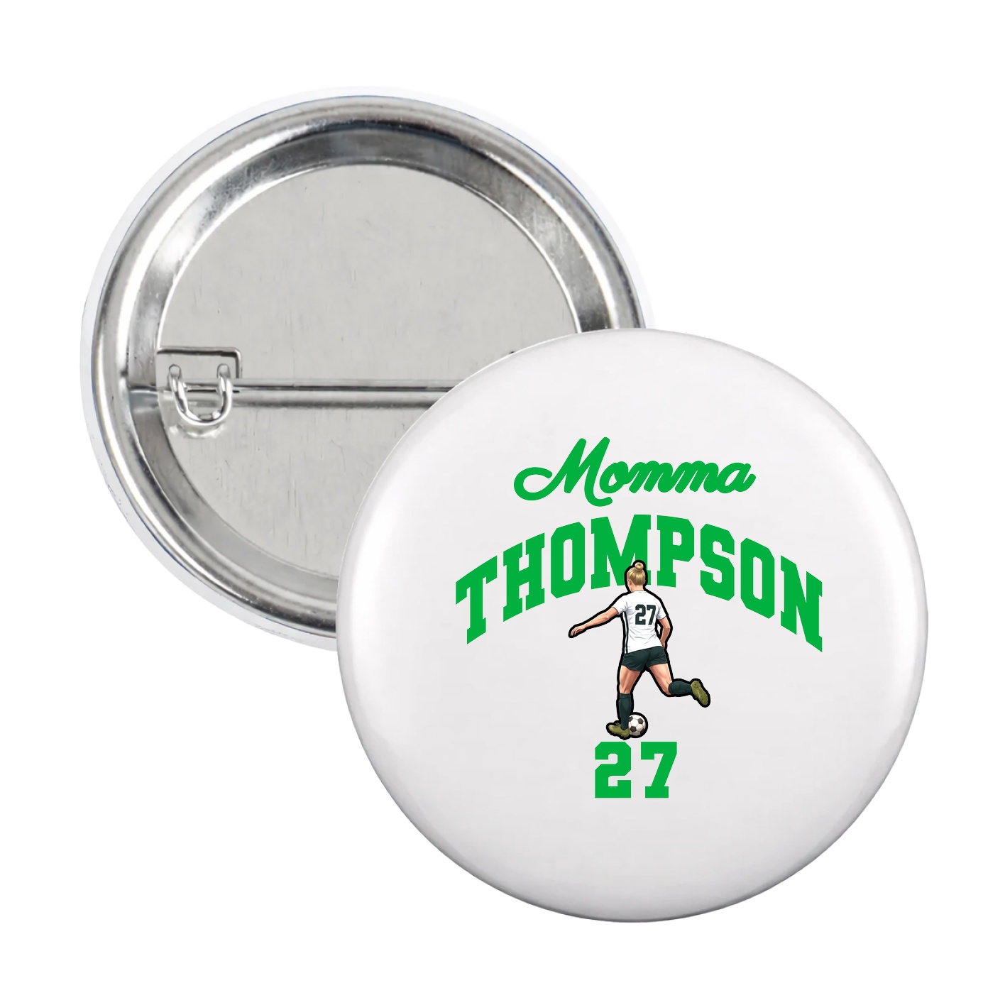 Game Day Button — Mothers Day Arch in White