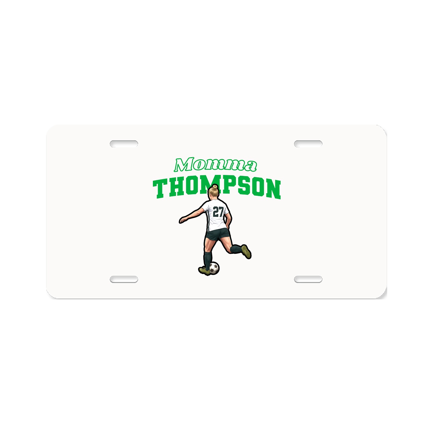 License Plate — Mothers Day Block in Classic