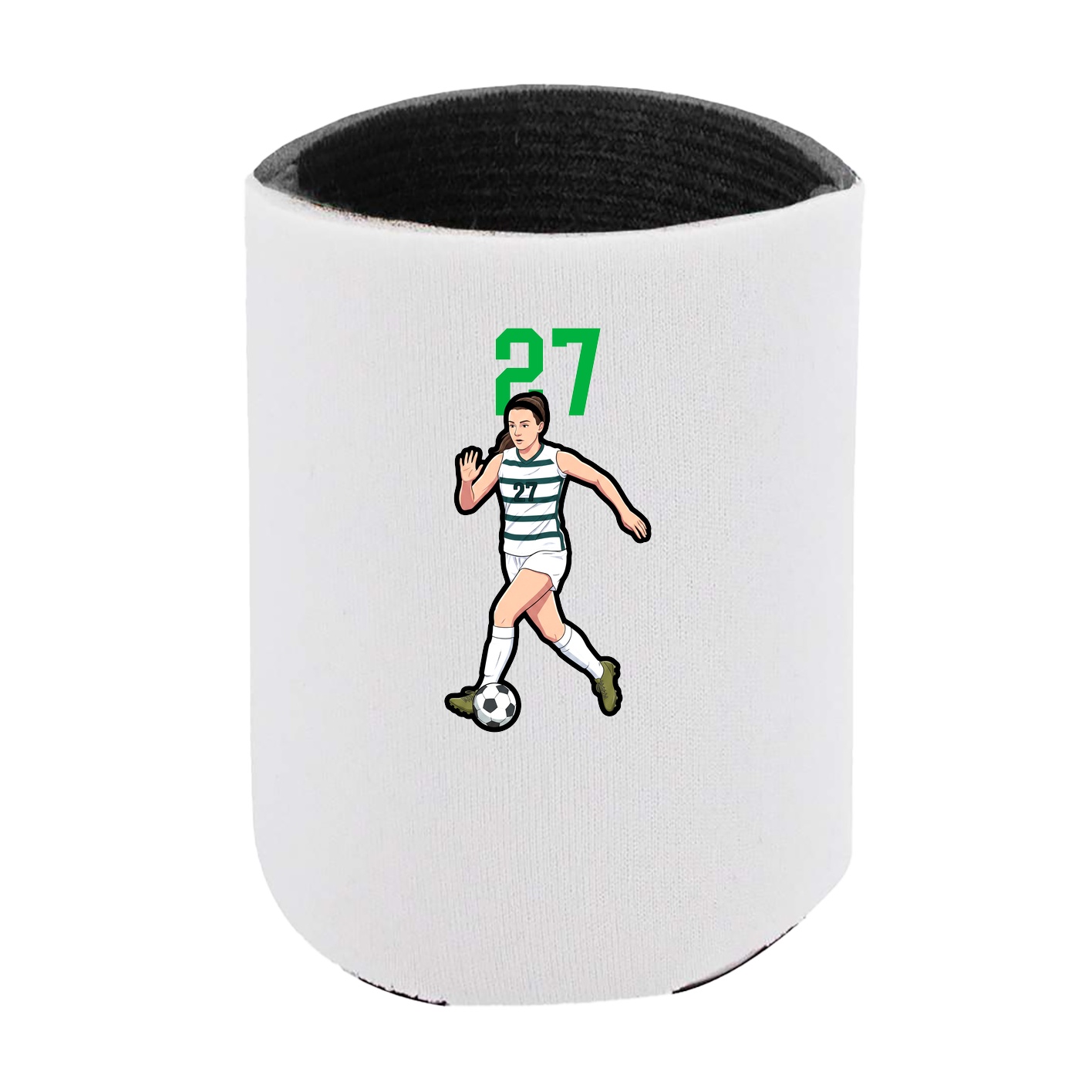 Can Holder — Number Top in White