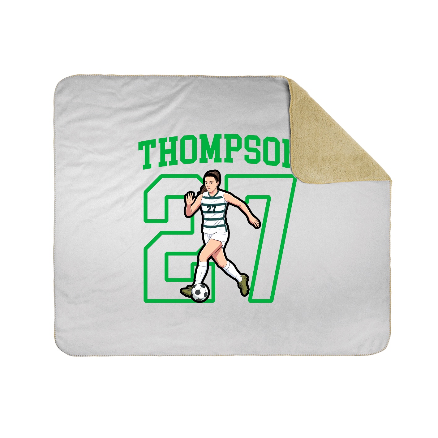 Throw Blanket — Shirsey in White