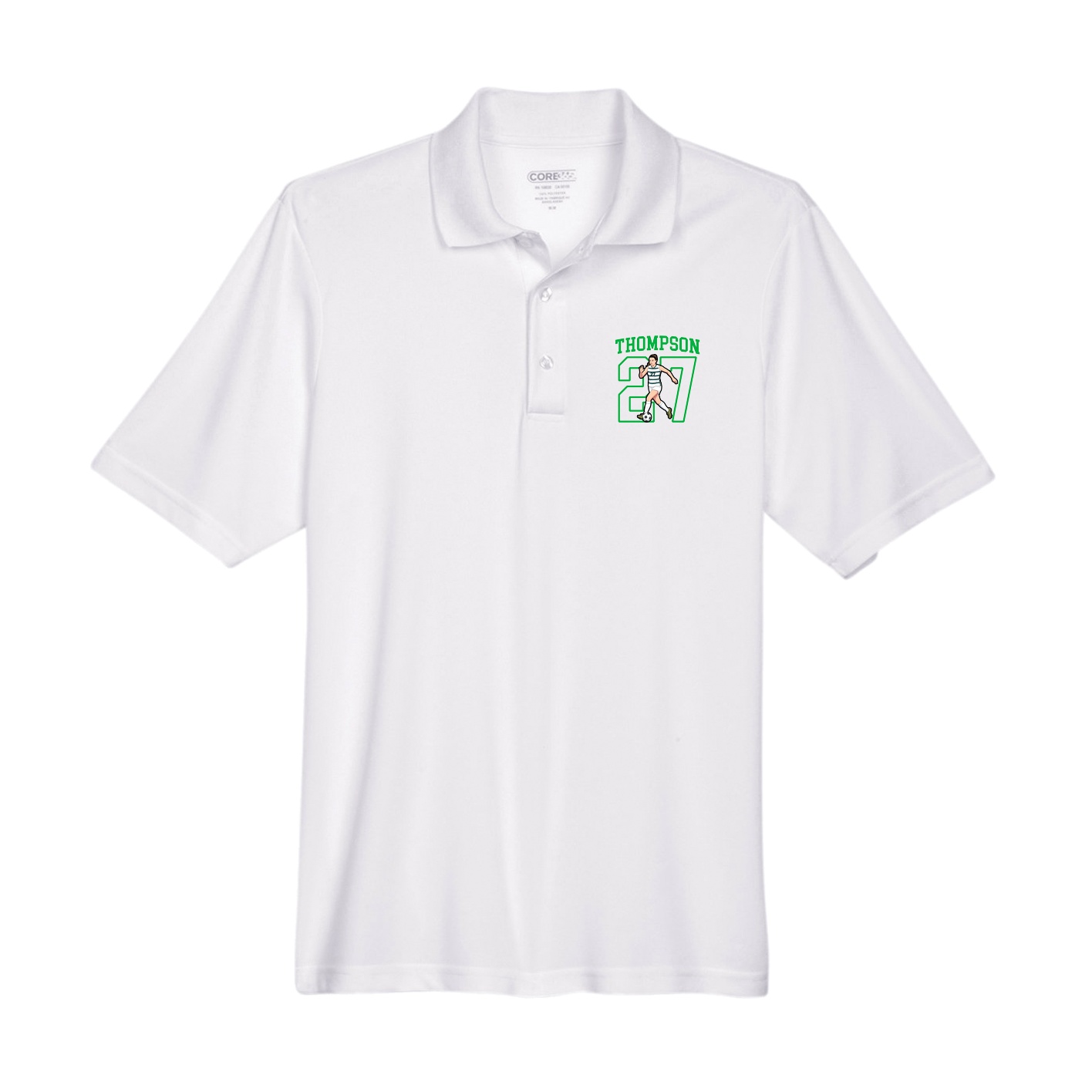 Performance Polo — Shirsey in White
