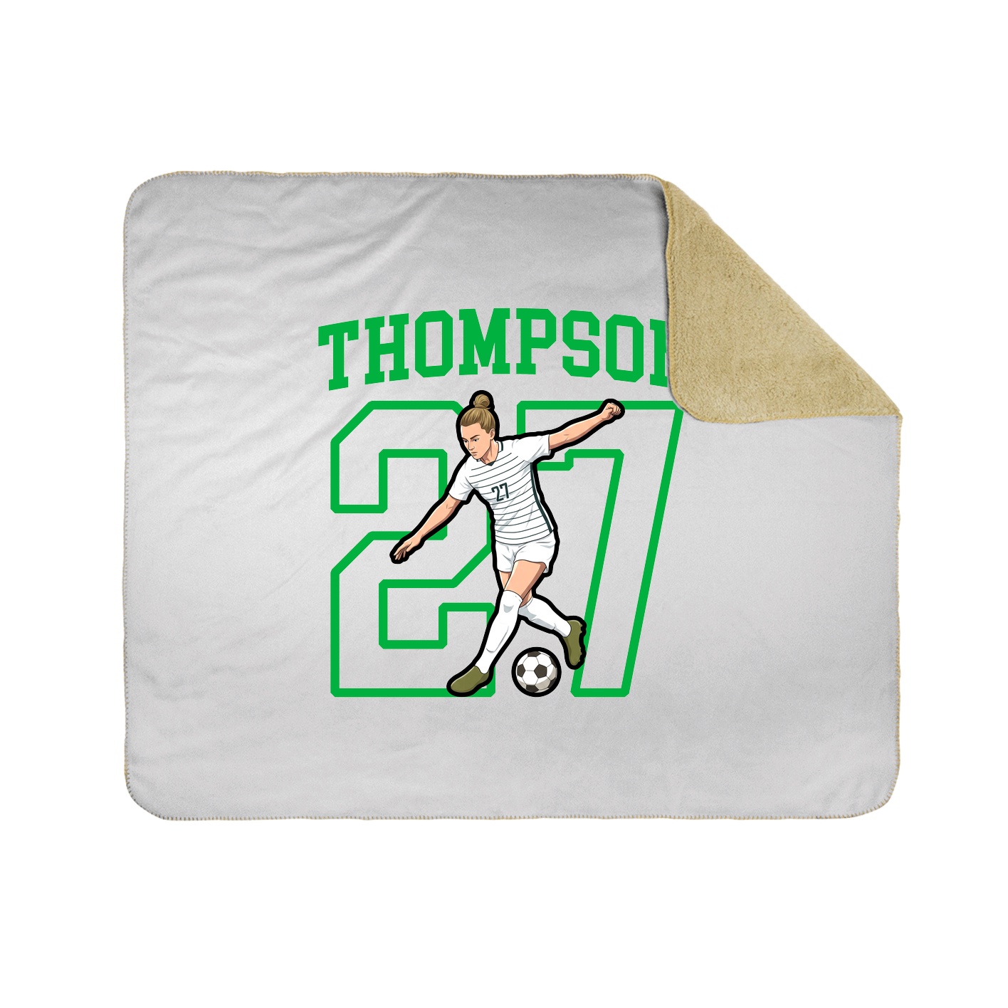 Throw Blanket — Shirsey in White