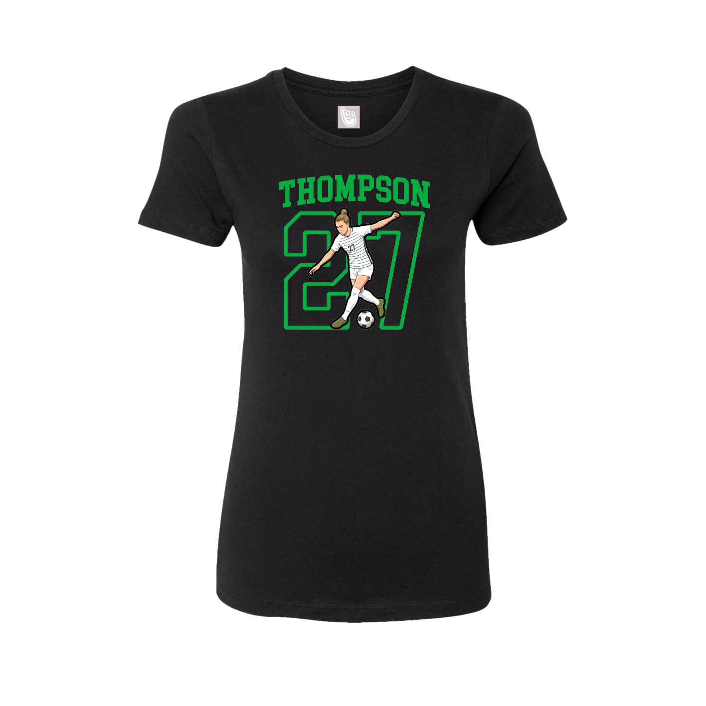 Fitted Women's Tee — Shirsey in Black