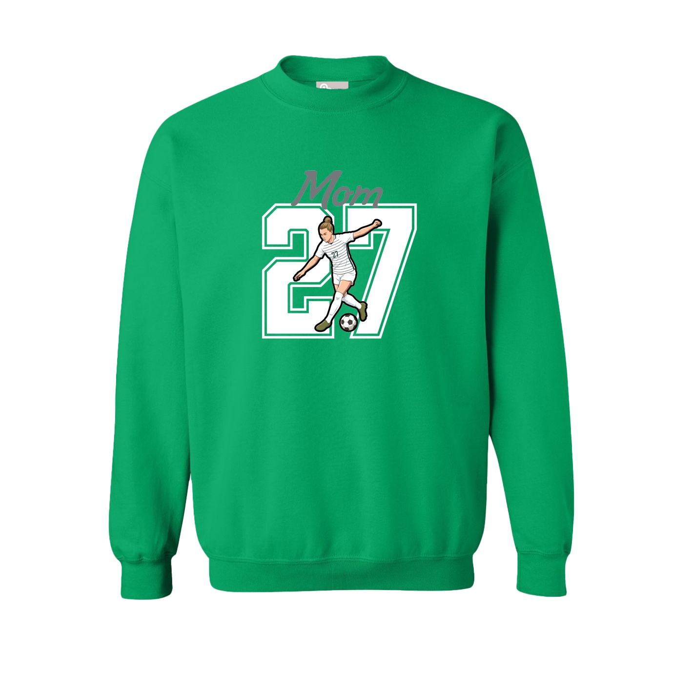 Fleece Crew — Mothers Day Shirsey in Green