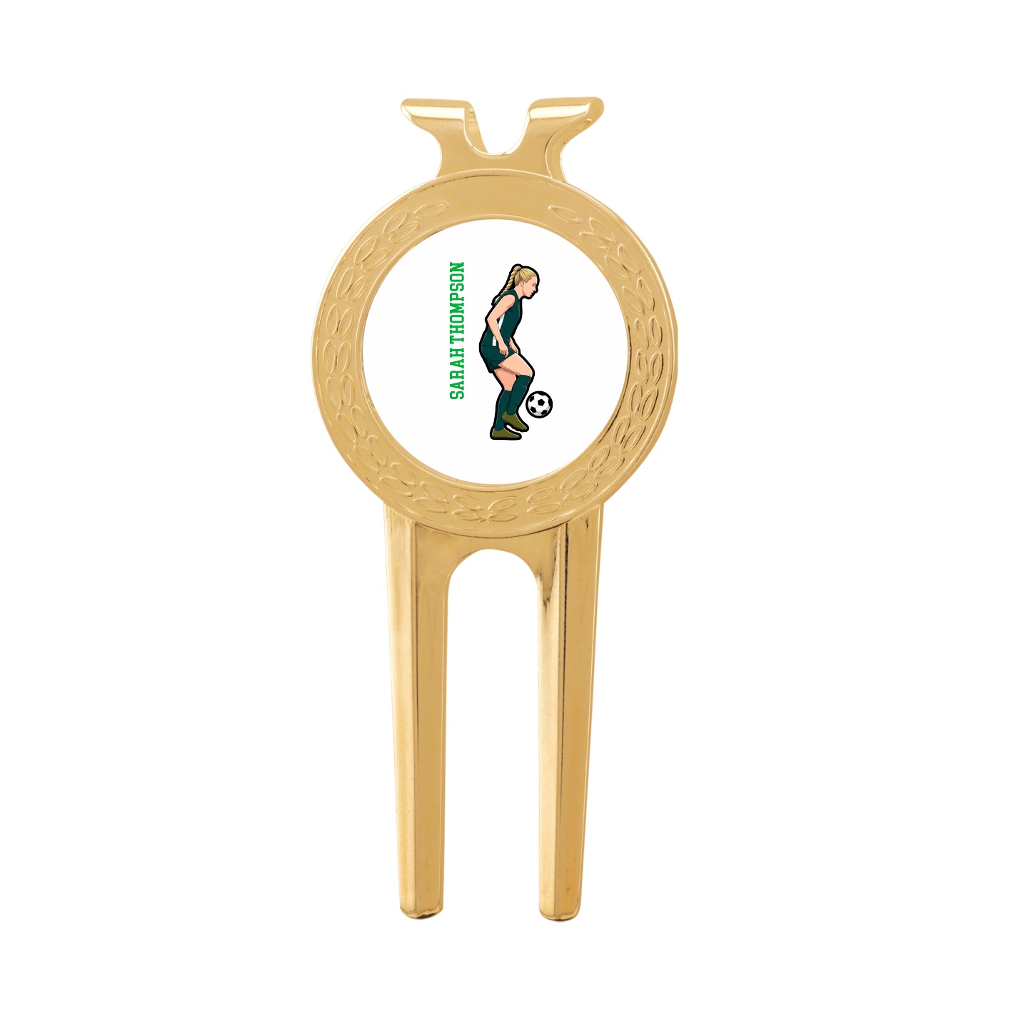 Divot Tool with Ball Marker — Name Vertical in Classic