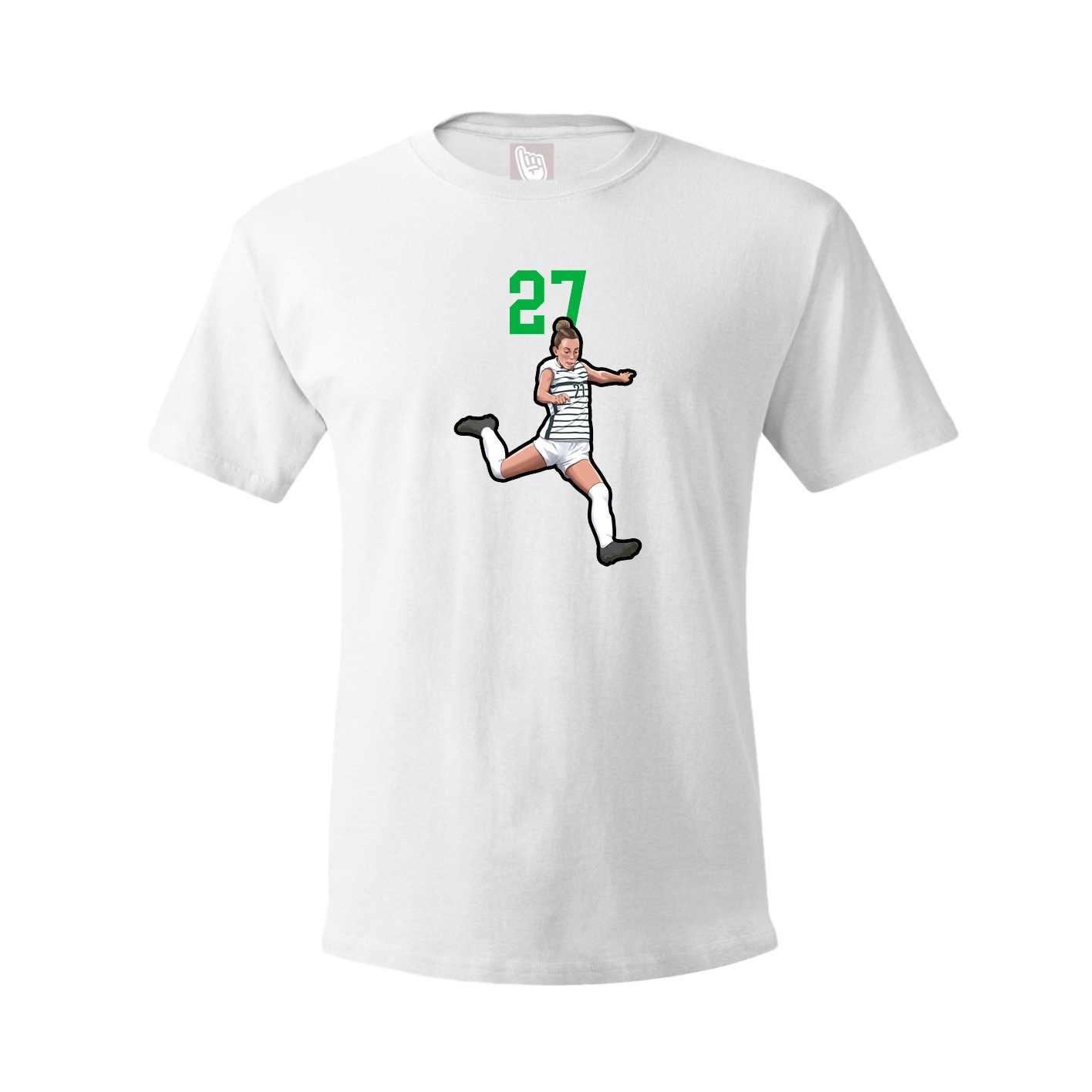 Tee — Number Top in White