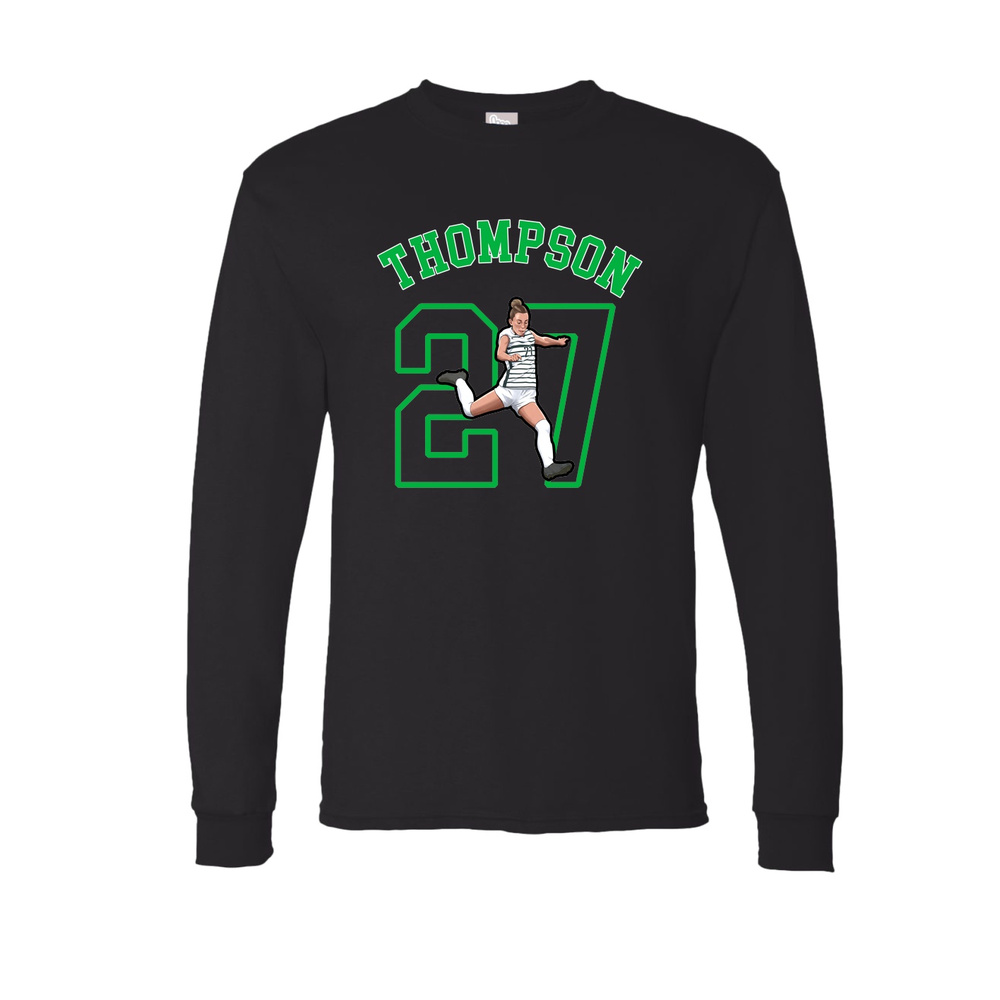 Long Sleeve Tee — Shirsey Arch in Black