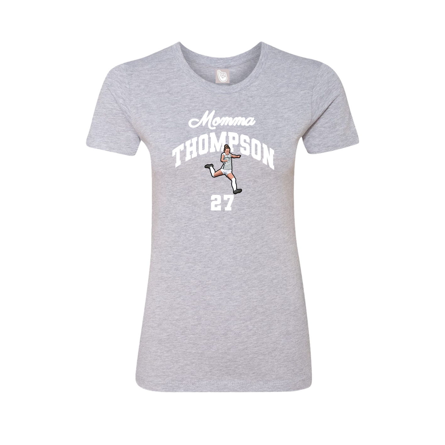 Womens Tee — Mothers Day Arch in Grey
