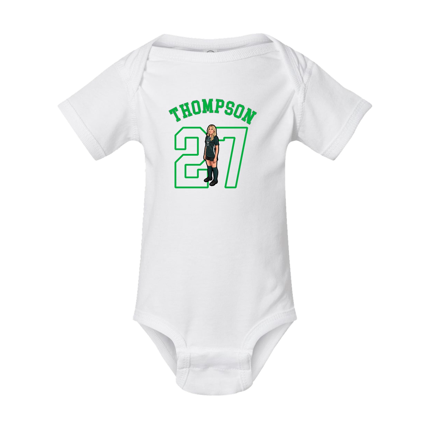 Baby Onesie — Shirsey Arch in White