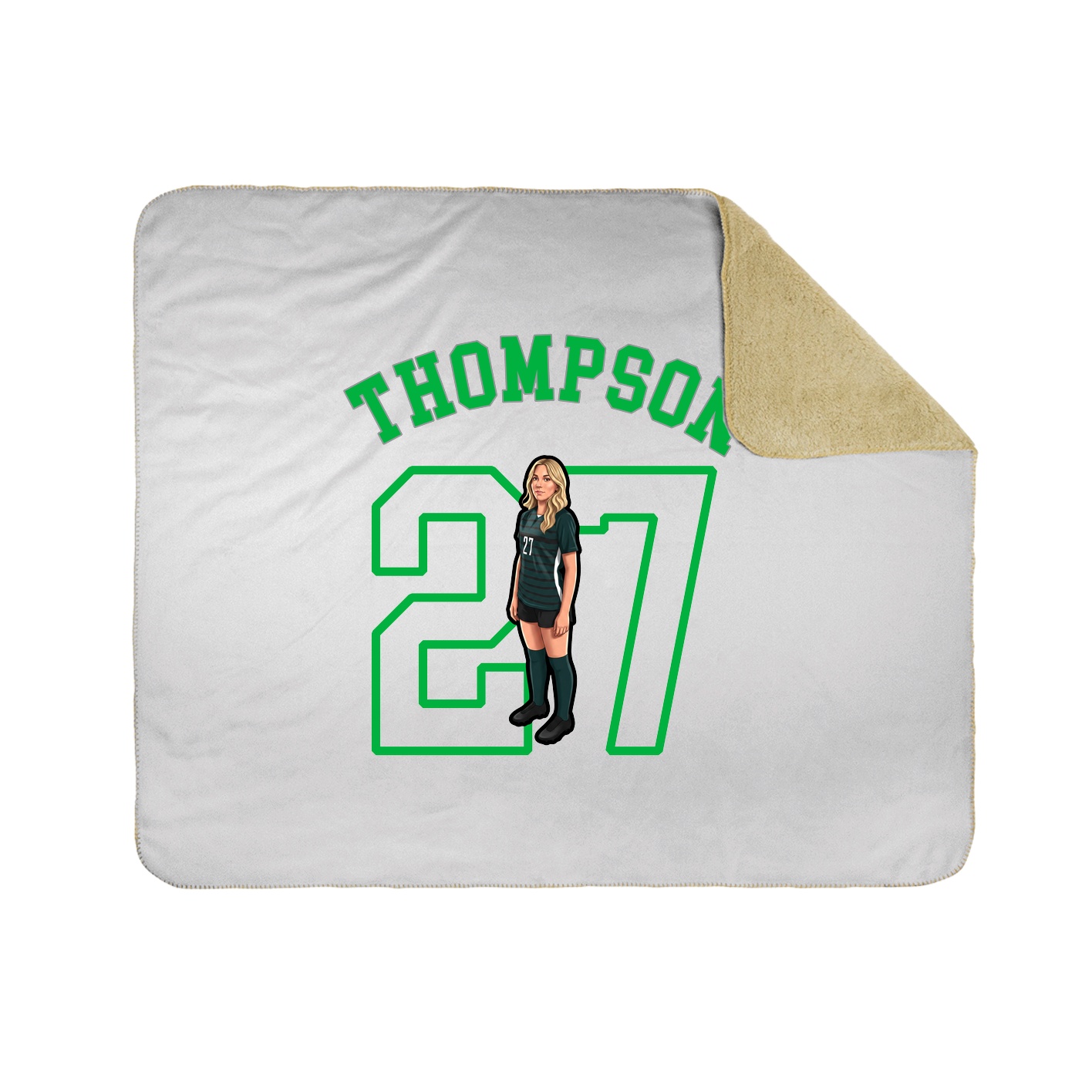 Throw Blanket — Shirsey Arch in White